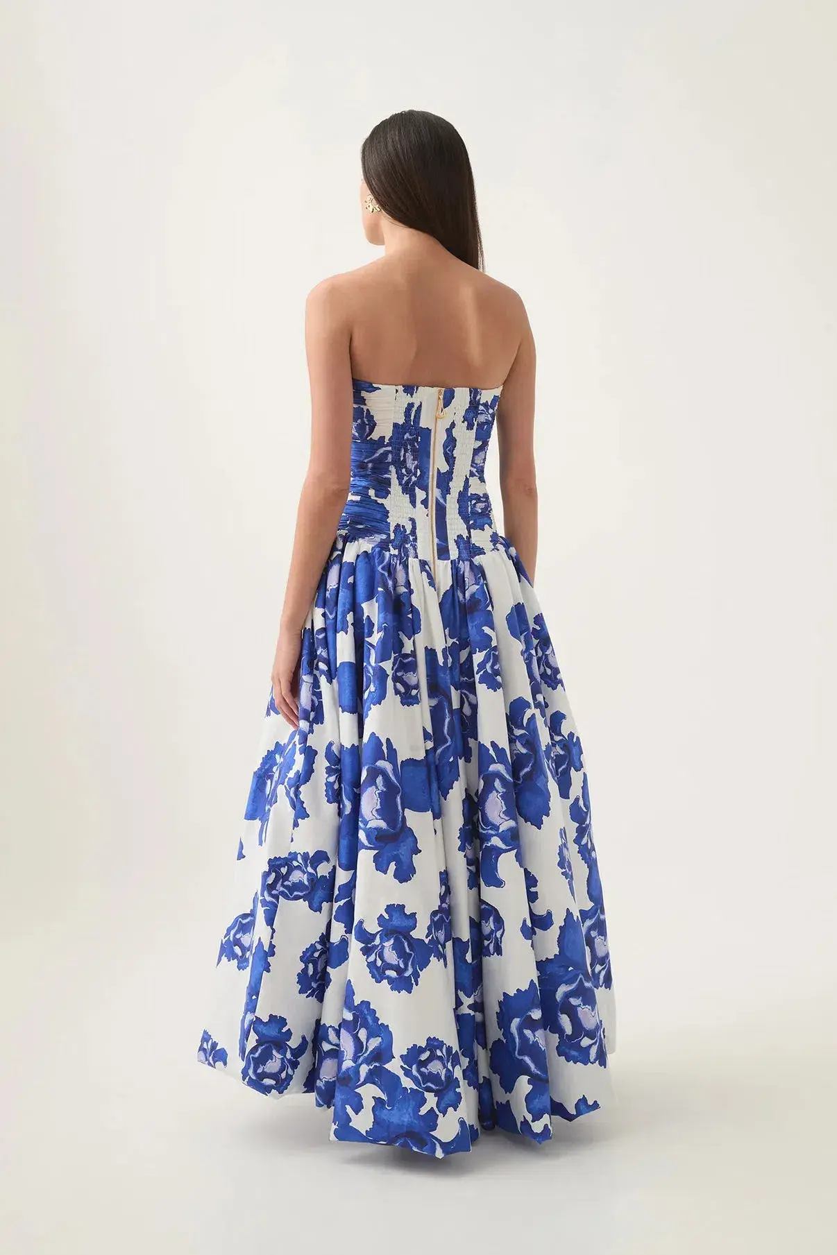 Aje  Cobalt Behold Maxi Dress Floral Size  10 - Image 2