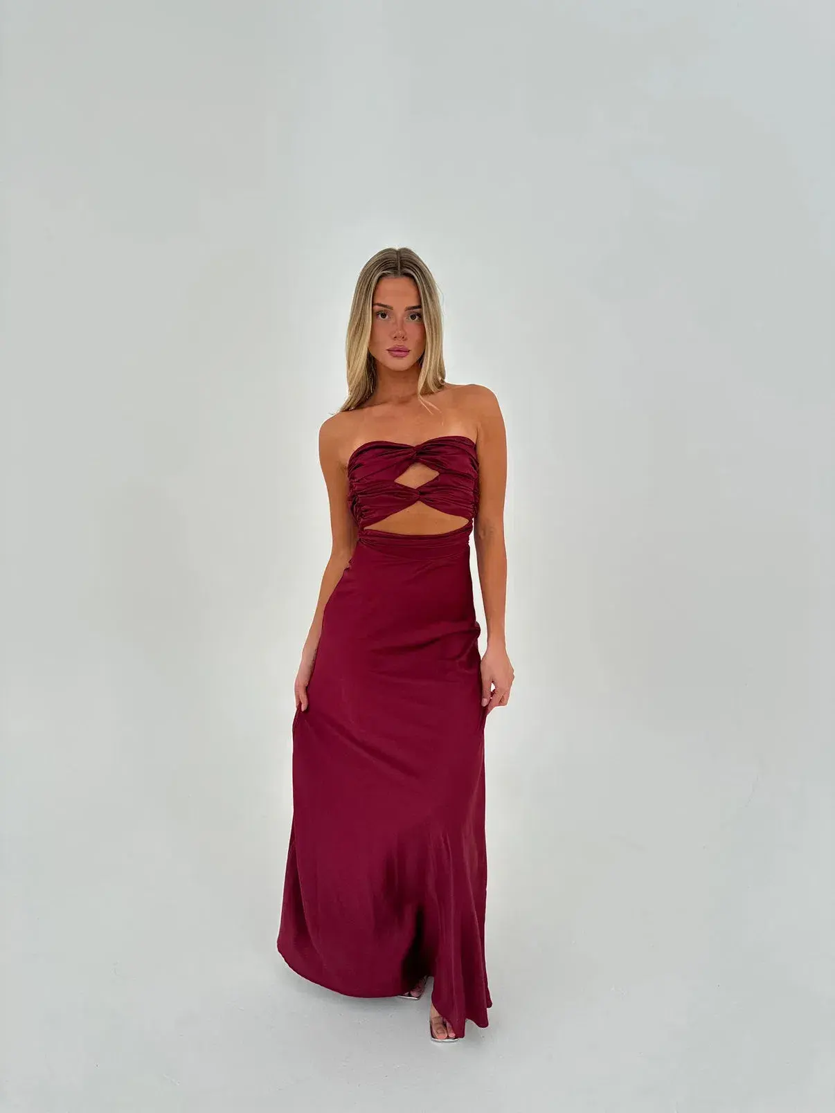 HNTR The Label Berry Inka Maxi Gown  Size S / Size AU 8 - Image 1