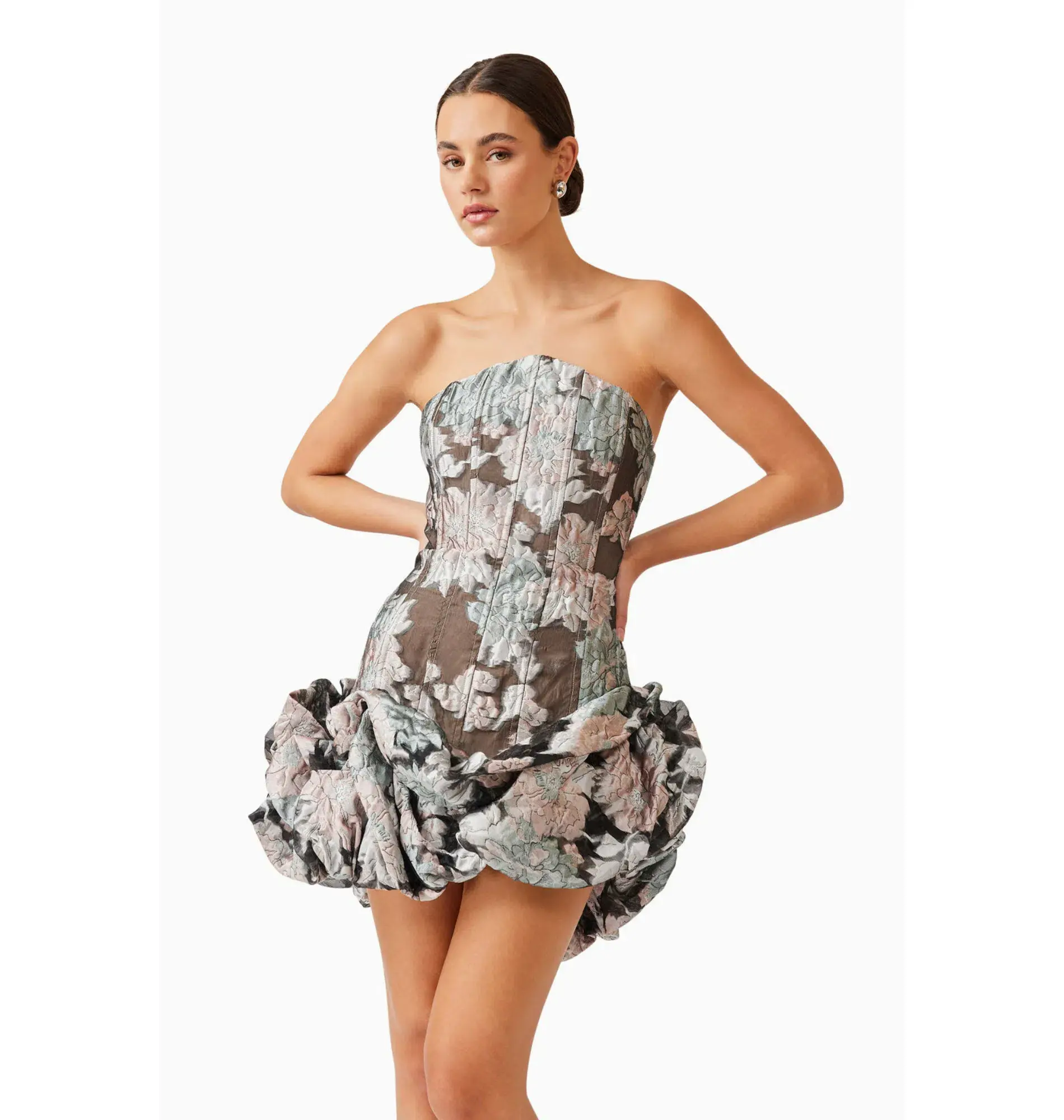 Elliatt Dahlia Mini Dress in Floral Size AU 10 - Image 5