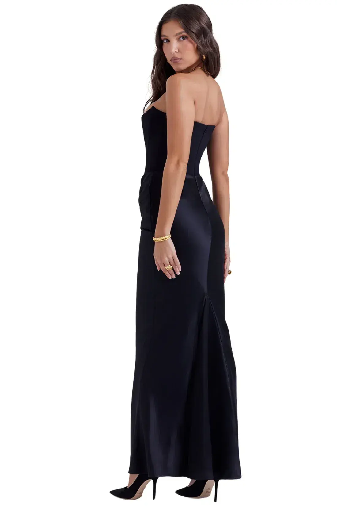 House Of Cb Persephone Dress Black Size 8 - Image 3