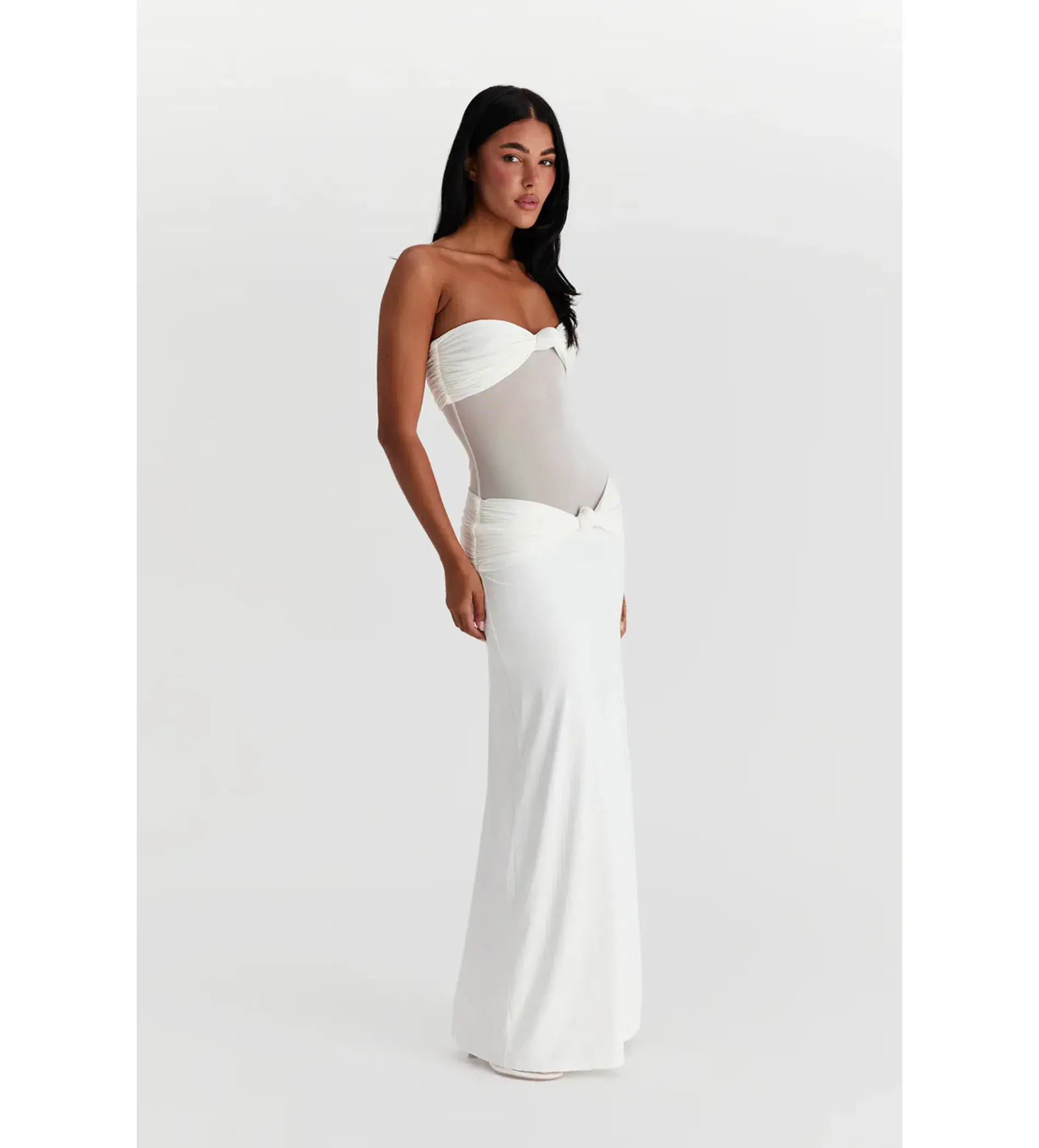 Sasha Therese Amara Maxi Dress In White Size XS/AU 6 - Image 2