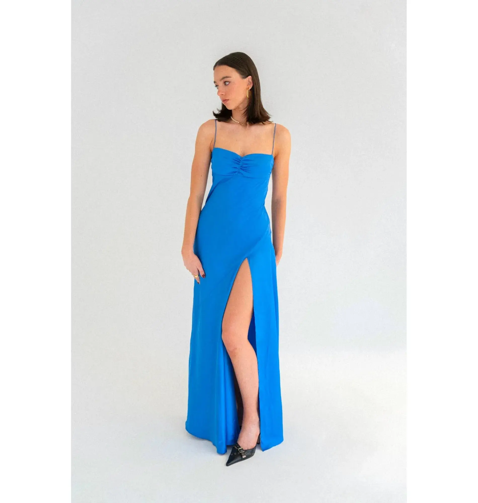 HNTR The Label Azul Gaia Gown Blue Size Size XS / AU 6 - Image 1