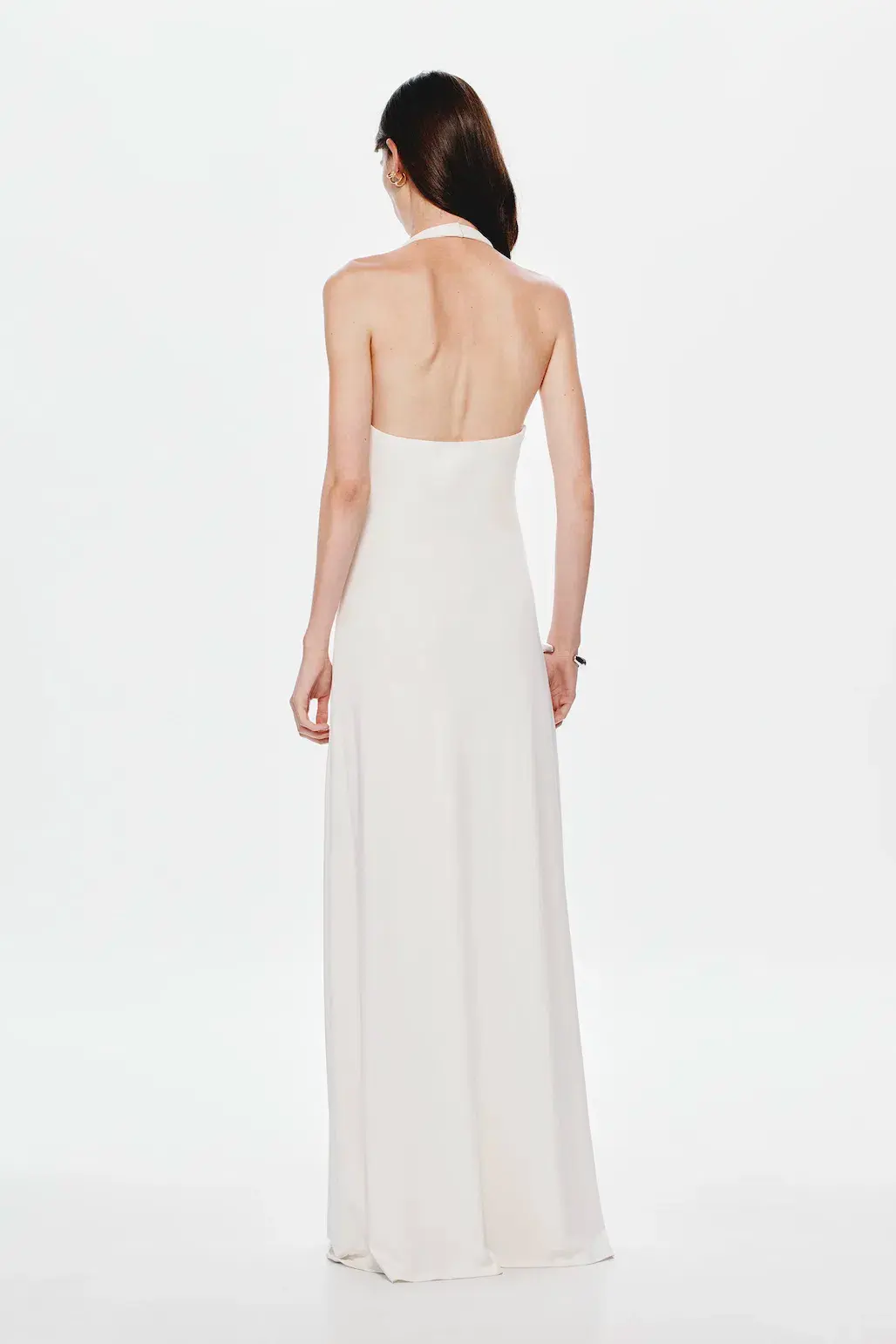 Misha Jennifer Cupro Maxi in White Size 6 - Image 3