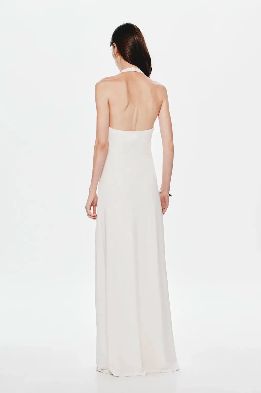Misha Jennifer Cupro Maxi in White Size 8 - Image 3