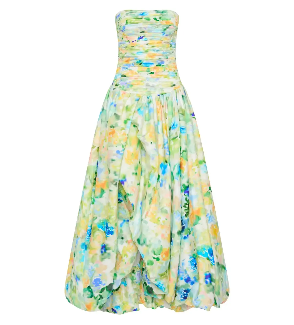  Aje Floral Haze Bubble Hem Maxi in Multicolour Size AU 4 - Image 2