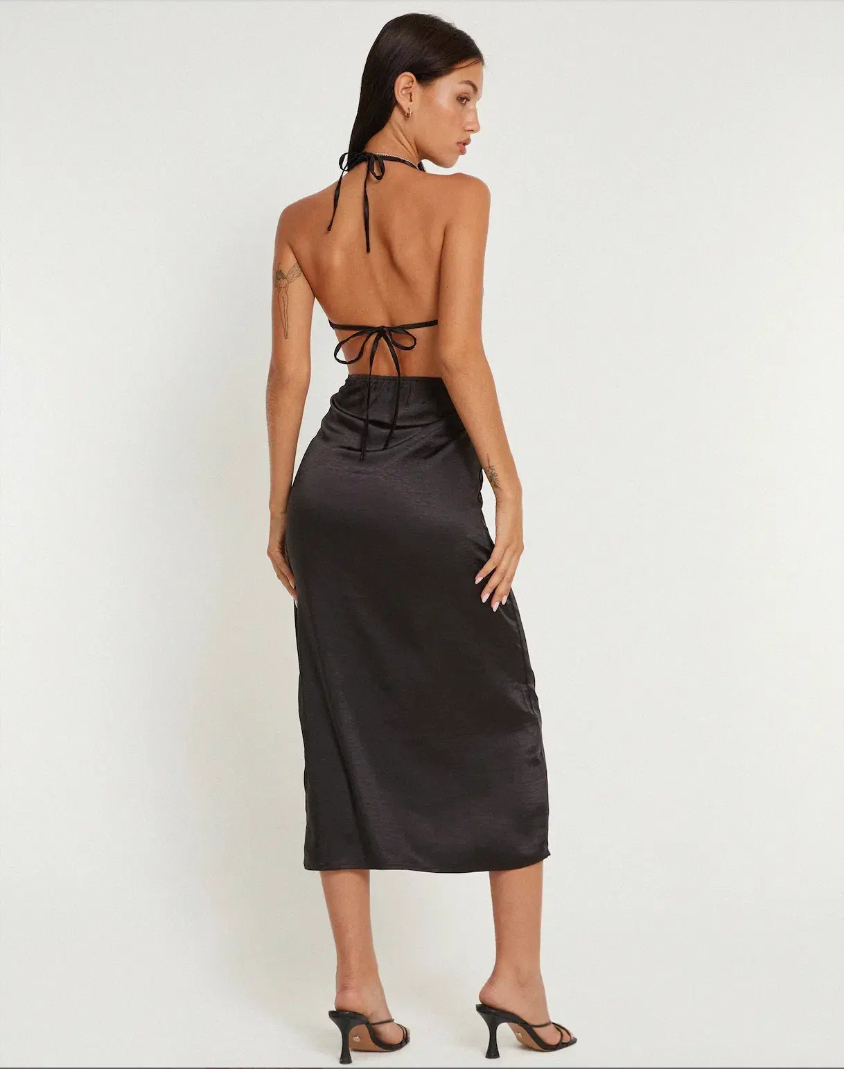 Maurie & Eve Apache Dress Black Midi Size AU 8 - Image 3