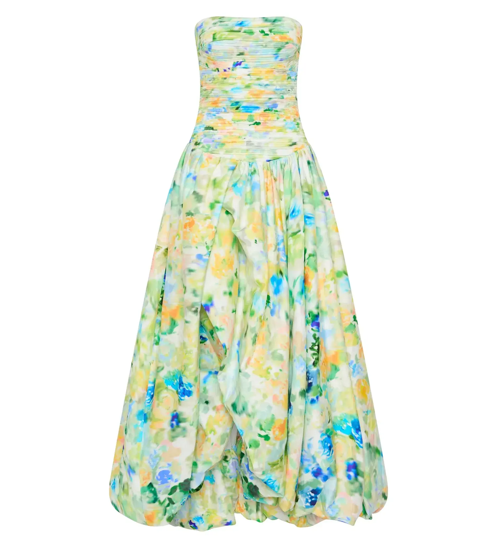 Aje Floral Haze Bubble Hem Maxi in Multicolour Size AU 6 - Image 2