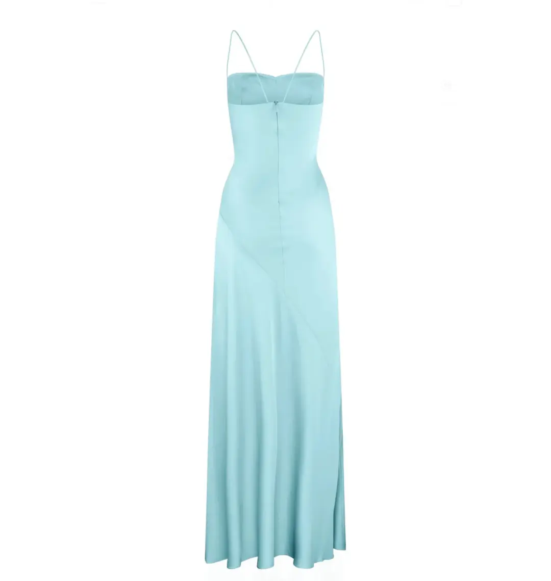 HNTR The Label Gaia Gown Aqua Size S / AU 8 for rent on The Volte - main image