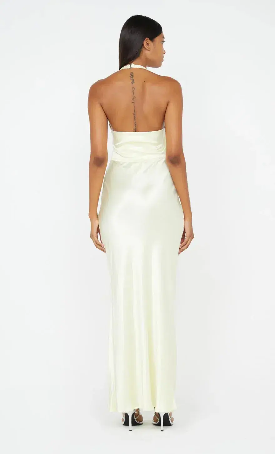 Bec and Bridge Sabia Twist Dress in Ice Yellow Size 8 - Image 2