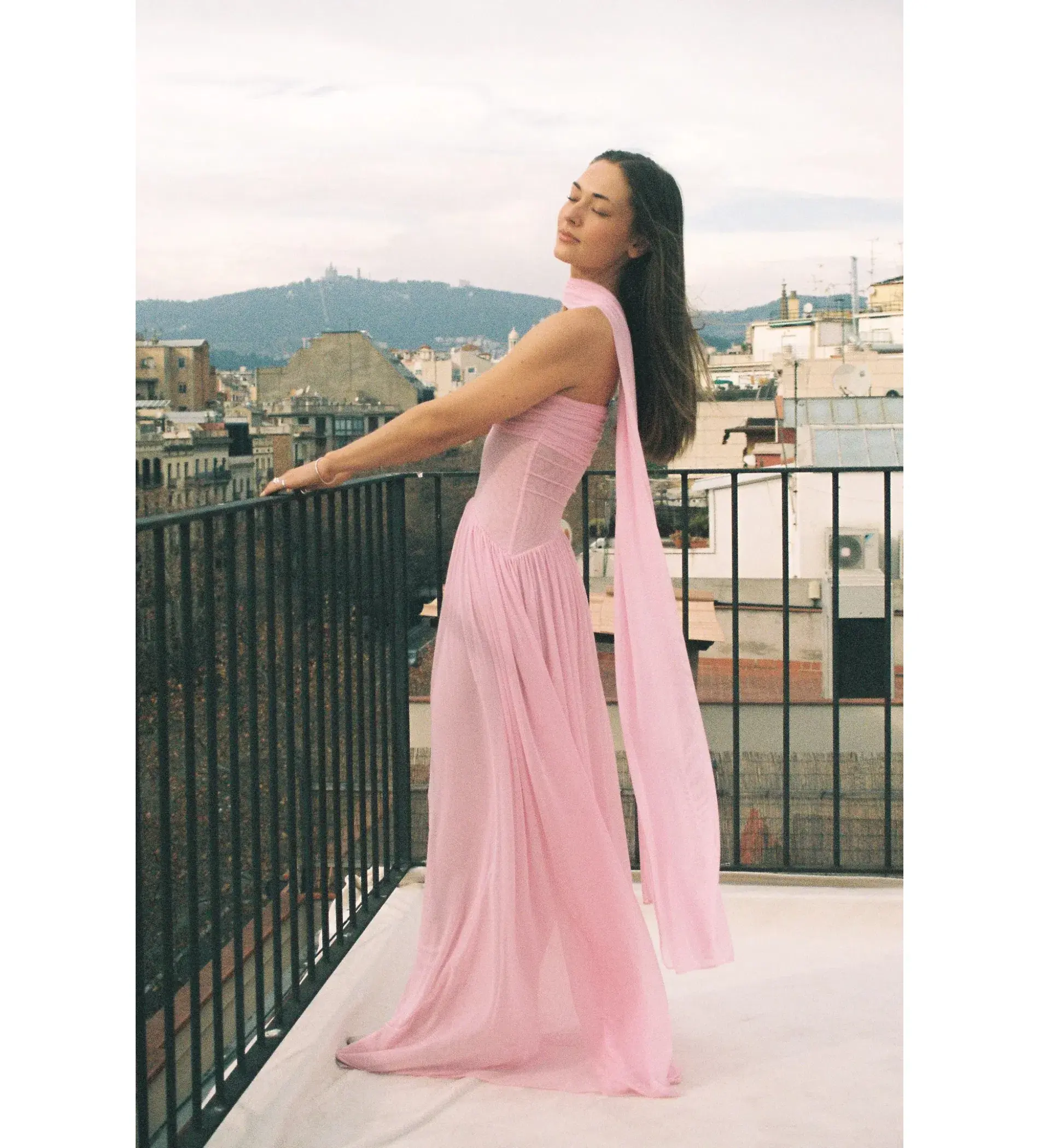 Raphaella Santana The Ophelia Dress Pink Size S/AU 8 - Image 7