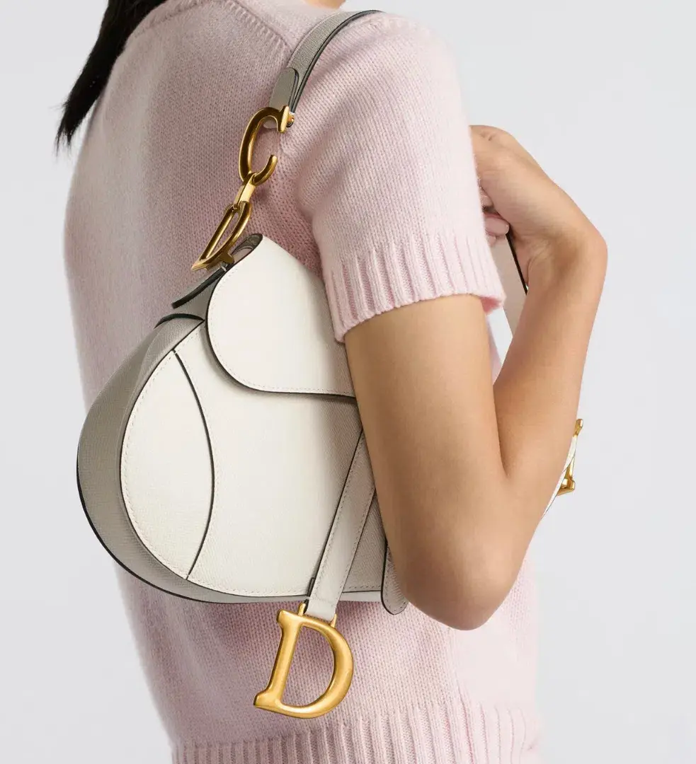 Dior Saddle Bag White - Image 1