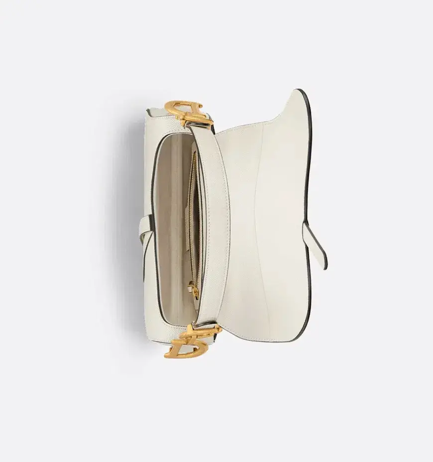 Dior Saddle Bag White - Image 4