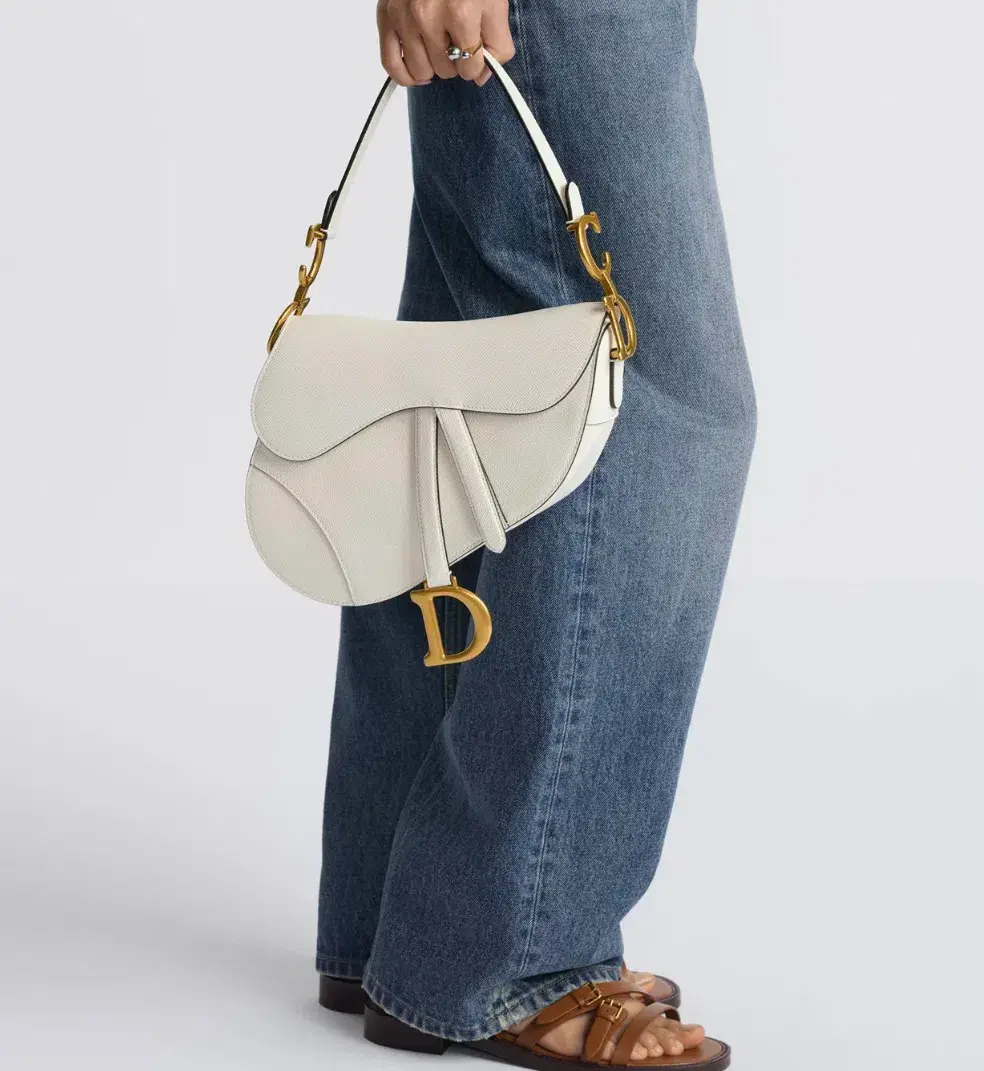 Dior Saddle Bag White - Image 5