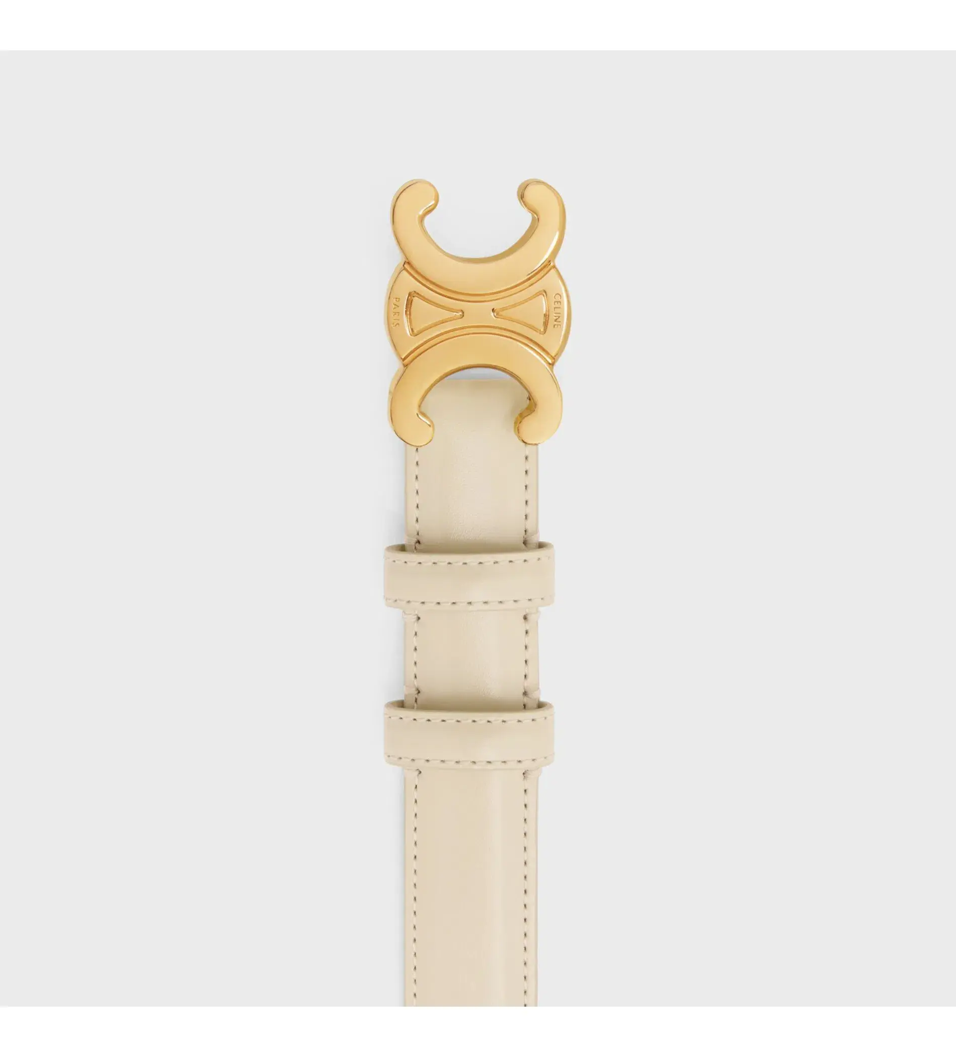 Celine Triomphe Belt in Pampa 2.5 CM in Size 80 - Image 3