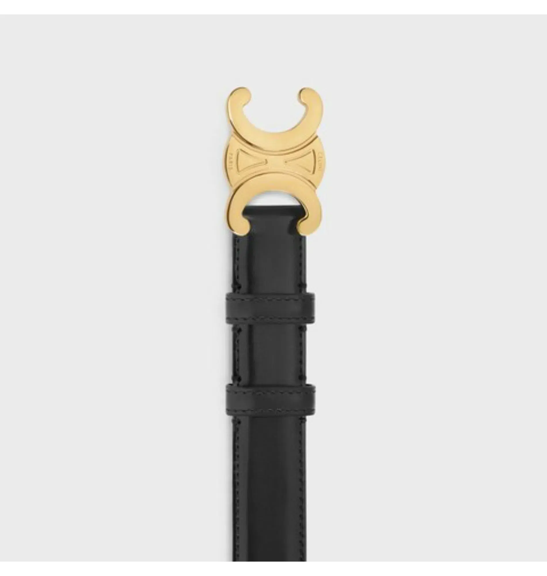 Celine Triomphe Belt Black  - Image 2