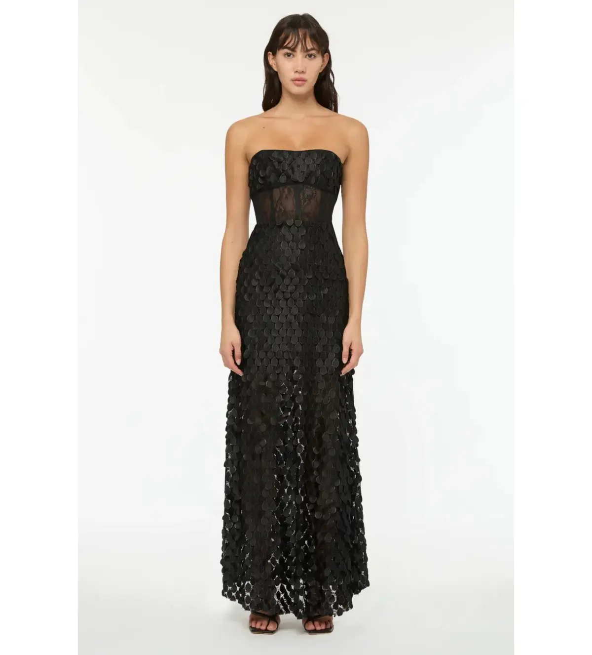 Manning Cartell Supreme Extreme Strapless Gown Black Size AU 10 - Image 1