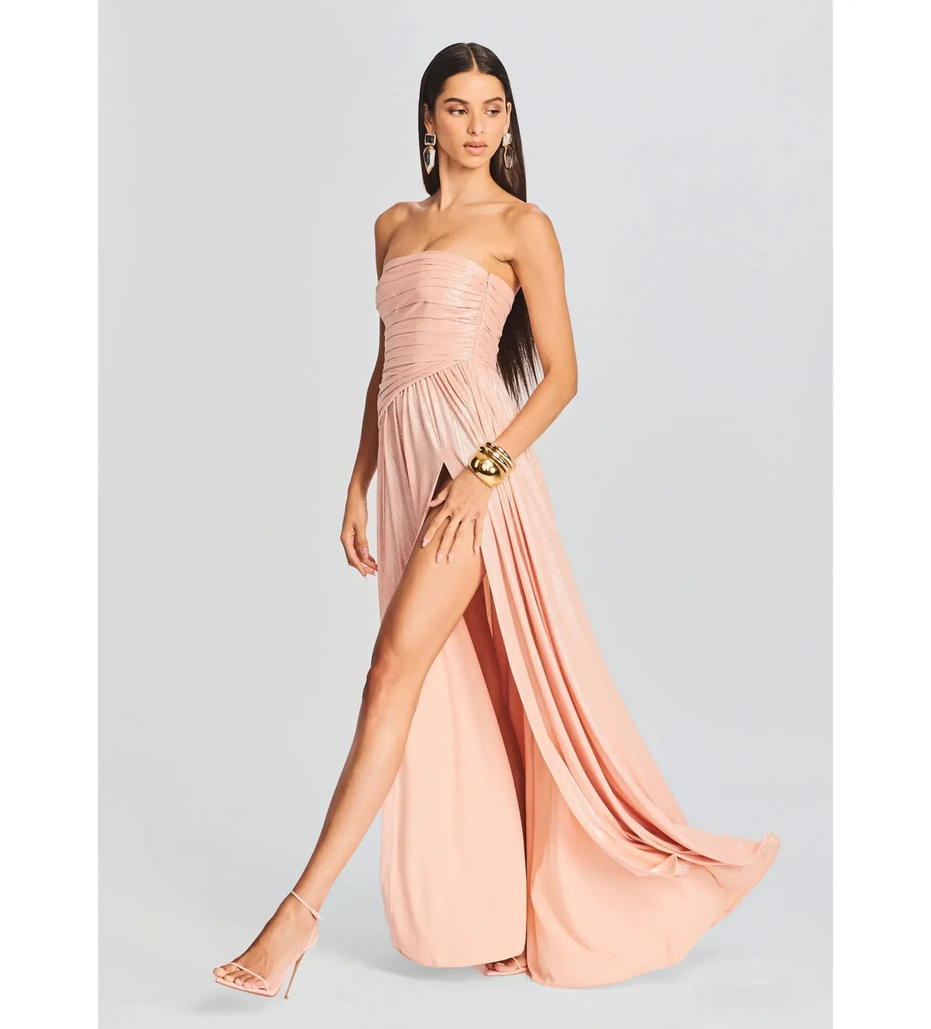 Retrofete Jacie Dress in Peach Size XS / AU 4 - Image 2