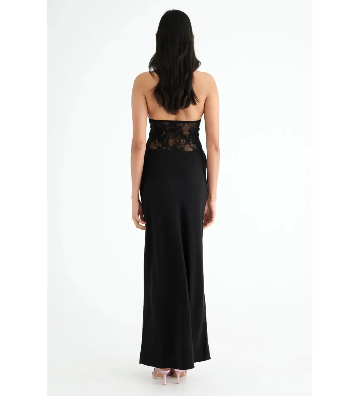 Benni Miko Maxi Dress in Black Size 8 - Image 3