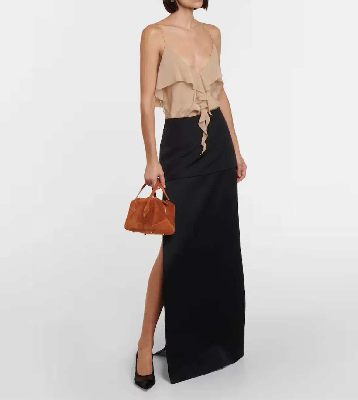Khaite Saxon Maxi Skirt Black Size 6/XS - Image 1
