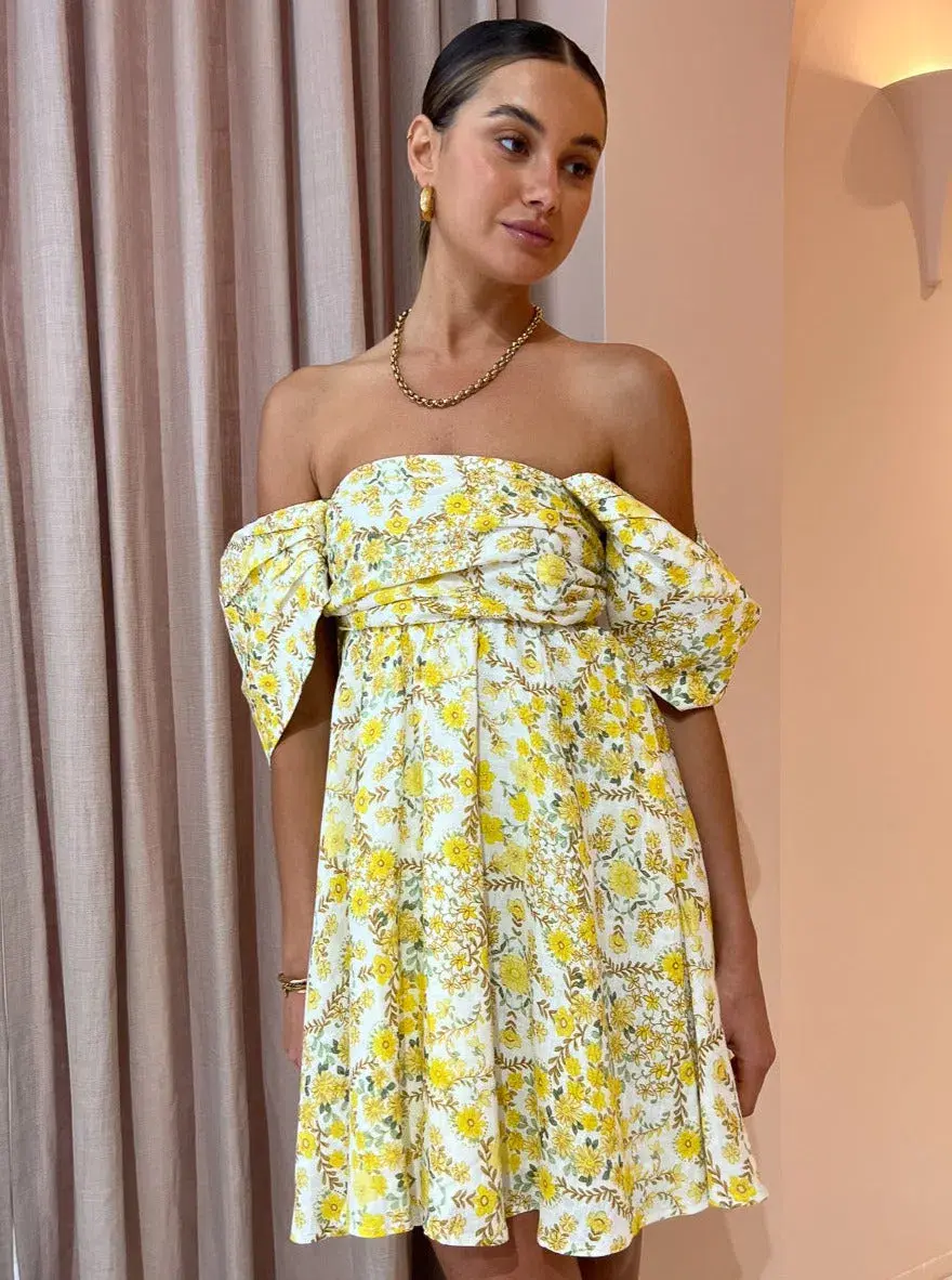 Coco & Lola Issy Teacups Dress in Flower Crown  Size AU 14 for rent on The Volte - main image