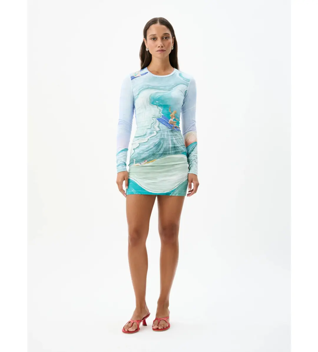 Roame Birdie Mini Dress Apres Surf Size 2/AU 10 for rent on The Volte - main image