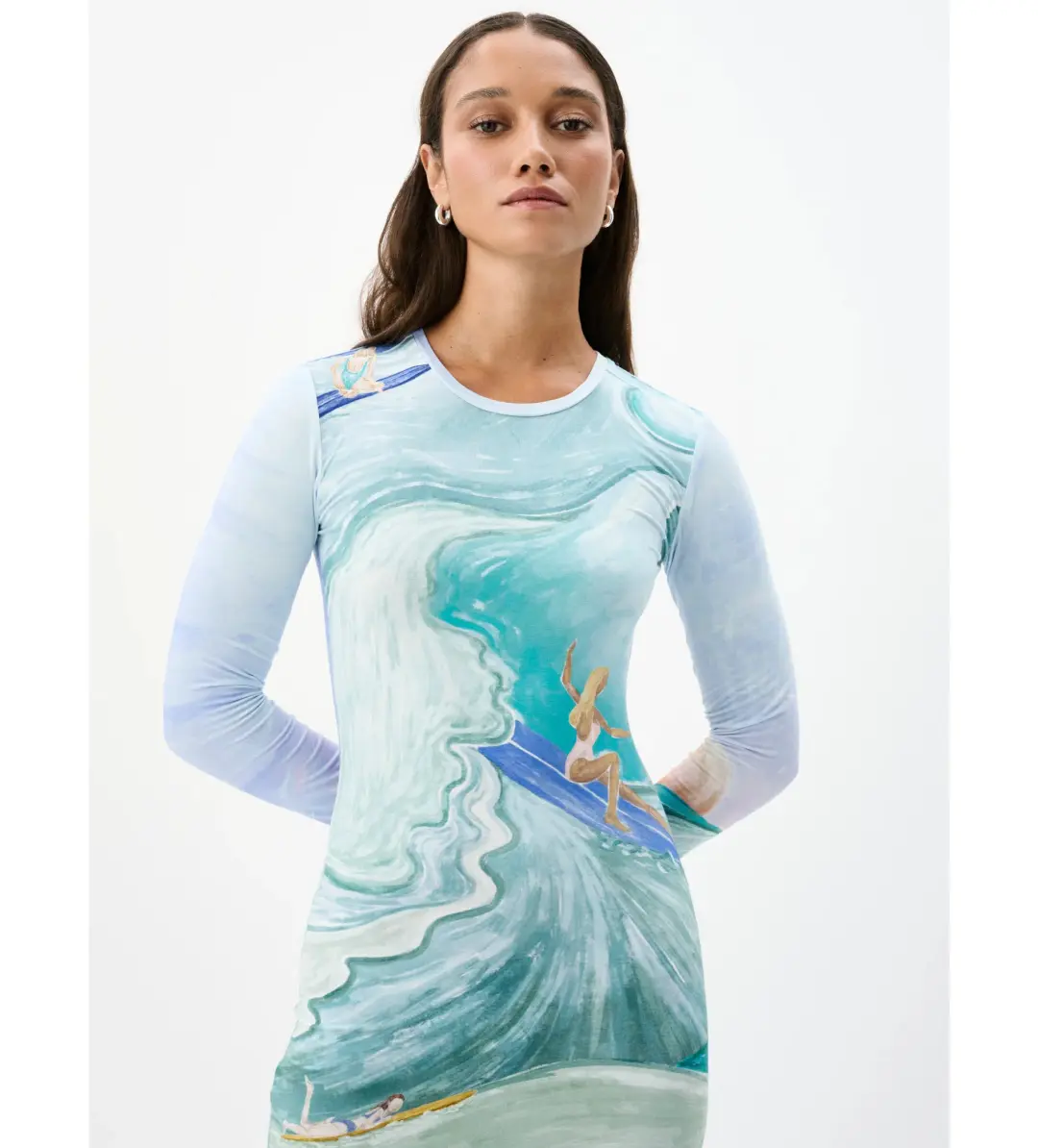 Roame Birdie Mini Dress Apres Surf Size 2/AU 10 for rent on The Volte - main image