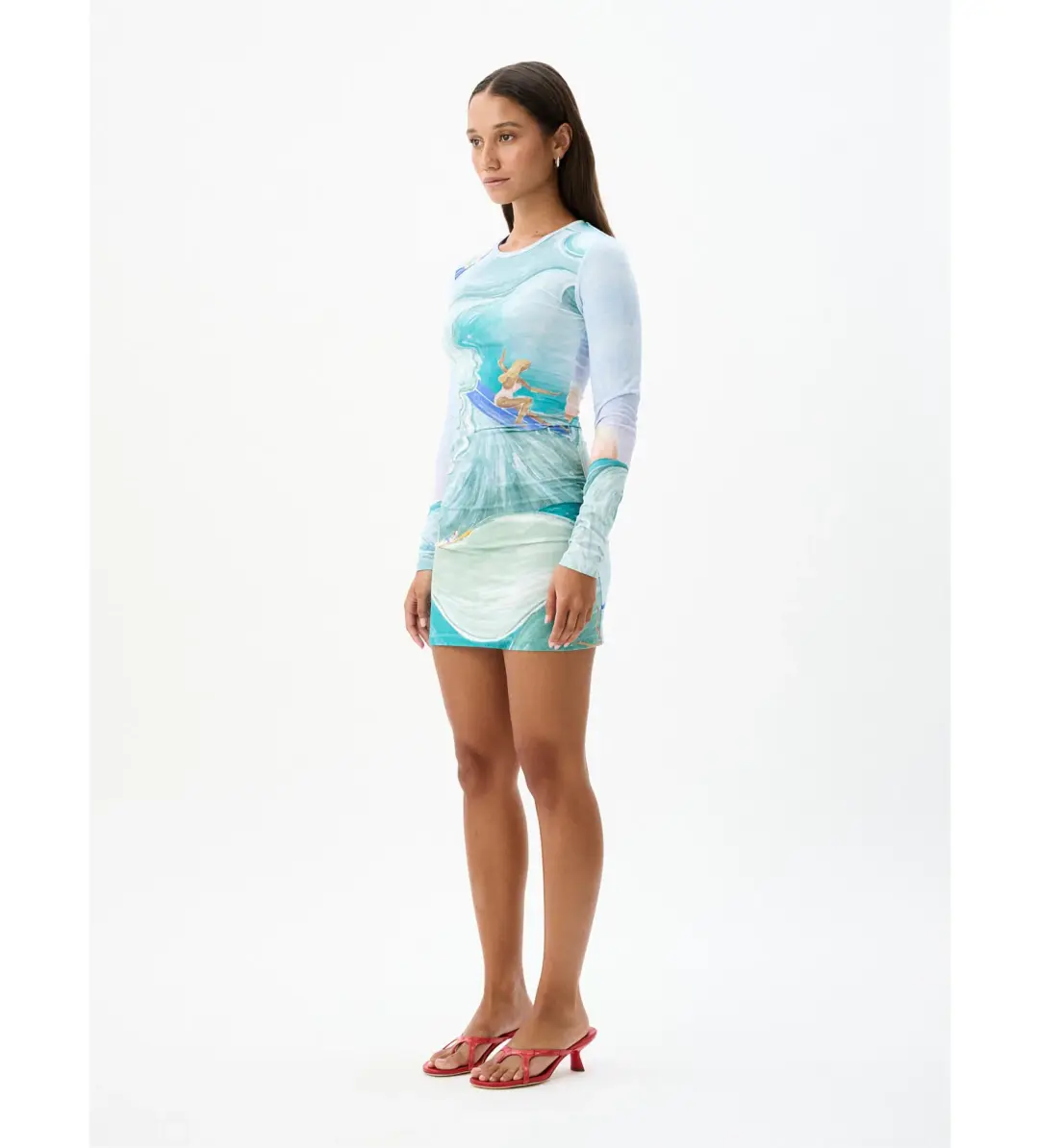 Roame Birdie Mini Dress Apres Surf Size 2/AU 10 for rent on The Volte - main image