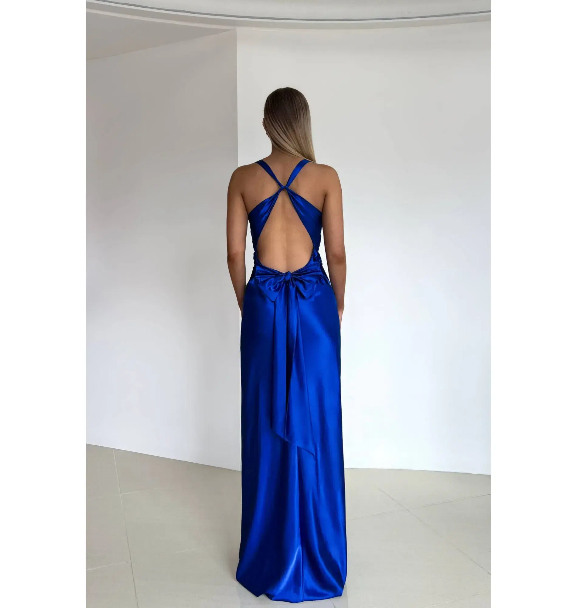 Ruth Tarvydas Goddess Gown Cobalt Blue Size AU 8 - Image 2