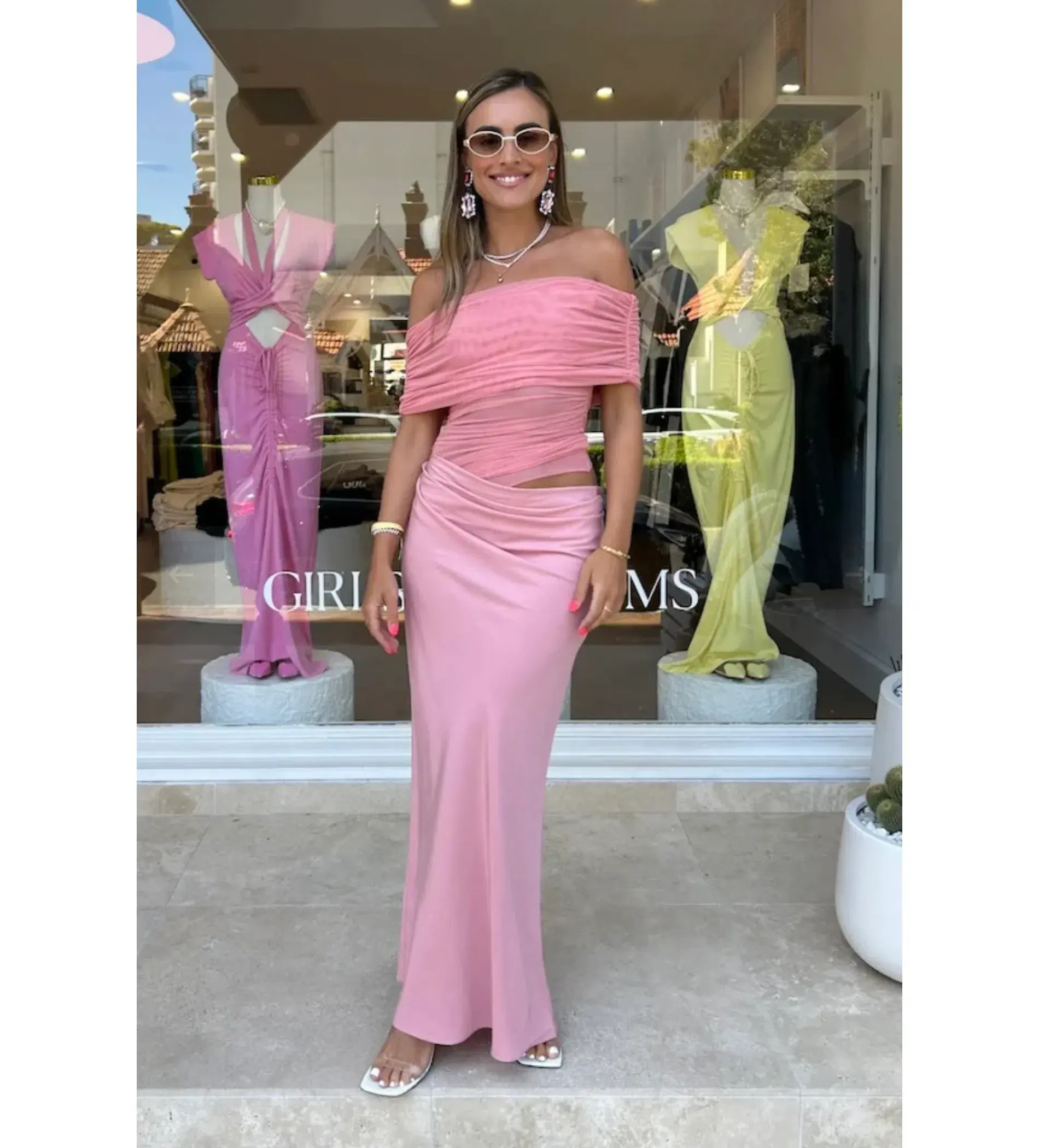 Benni Candy Nico Off Shoulder Maxi Size AU 6 - Image 2