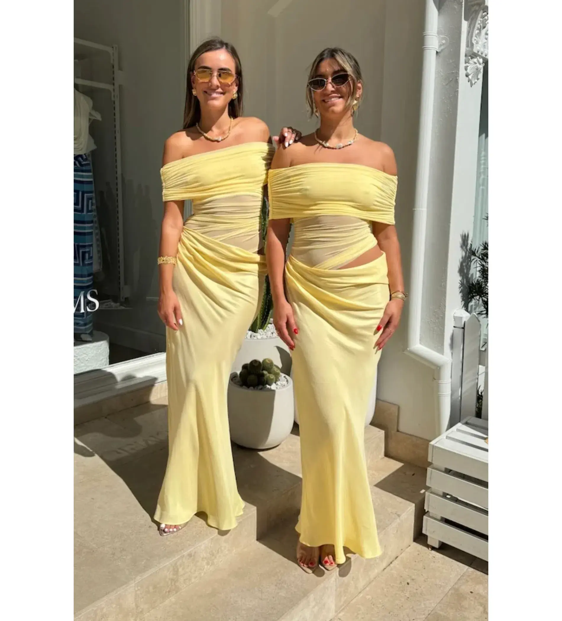 Benni Butter Nico Off  Shoulder Maxi Size AU 10 - Image 2