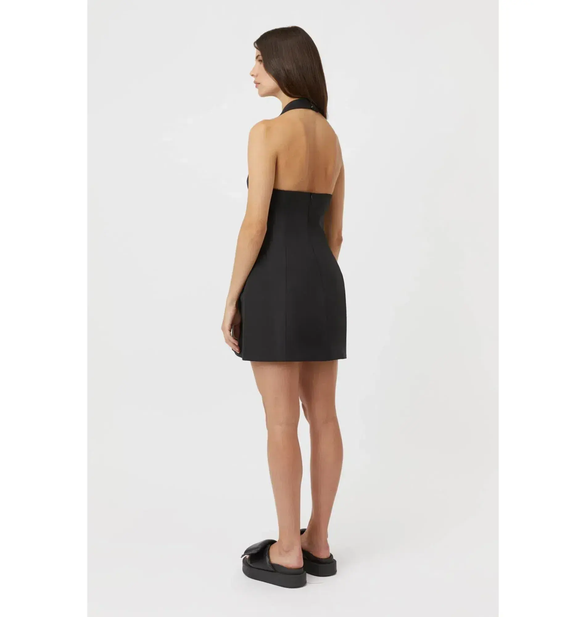 Camilla And Marc Petra Mini Dress Black Size AU 12 - Image 3