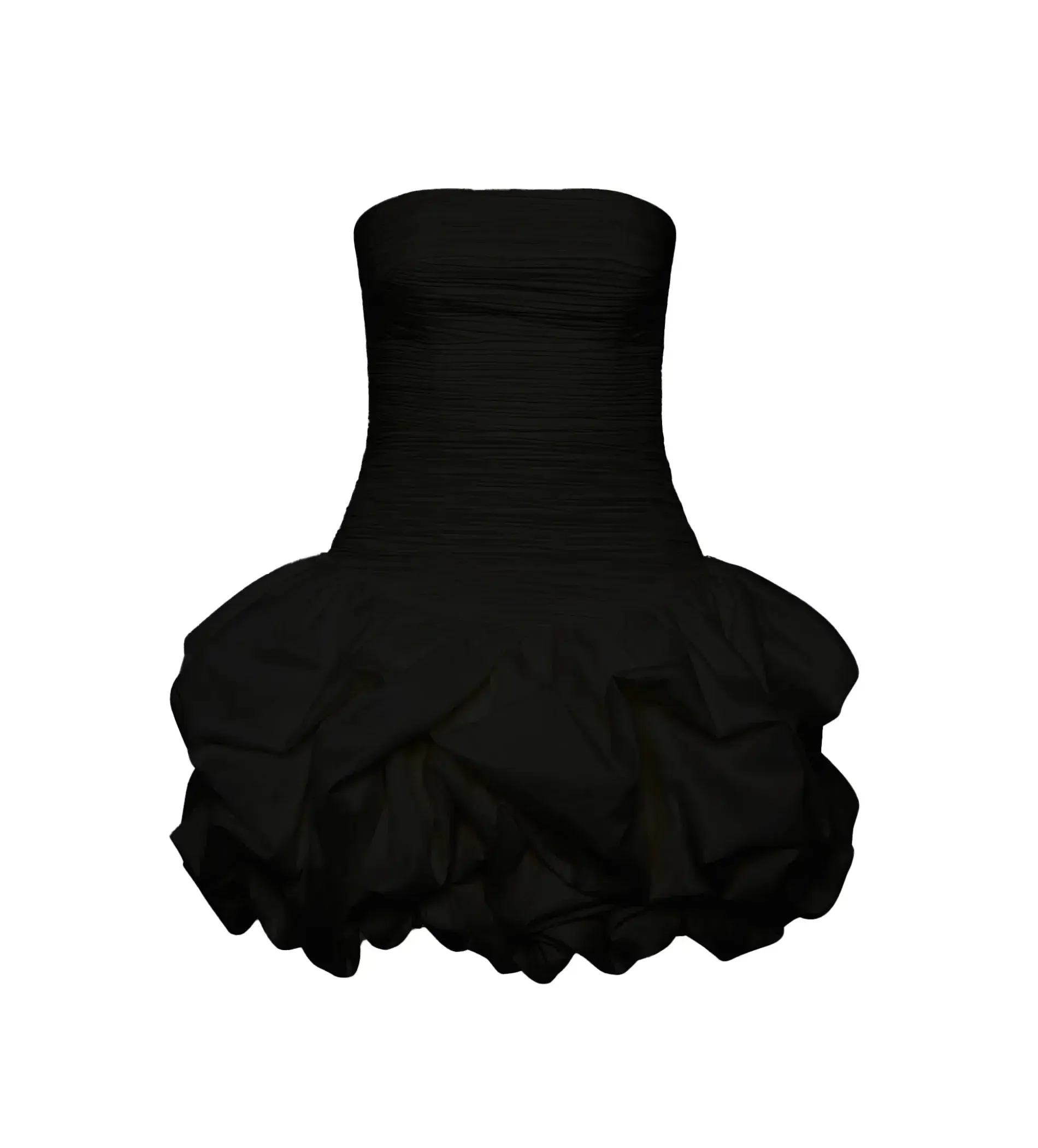 Aje Black Violette Bubble Hem Mini Size 12 - Image 3