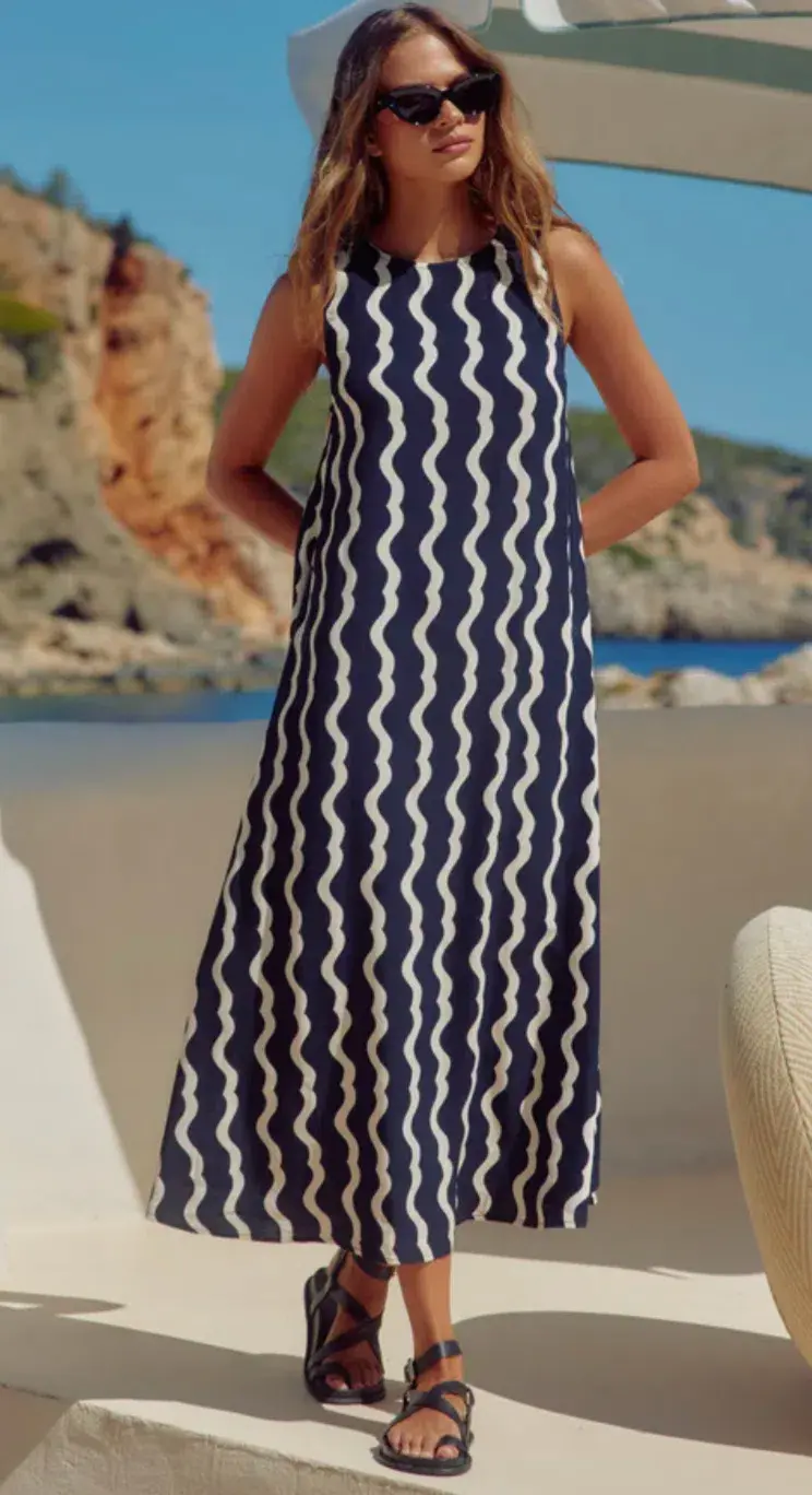 Mister Zimi Lulah Dress in Sambuca Black Size AU 10 - Image 1