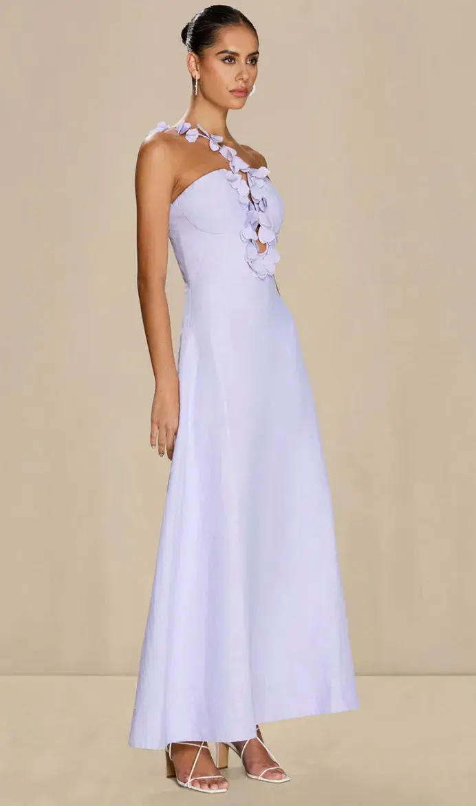 Sonya Moda Amal Dress Maxi Lilac Size 14 - Image 3