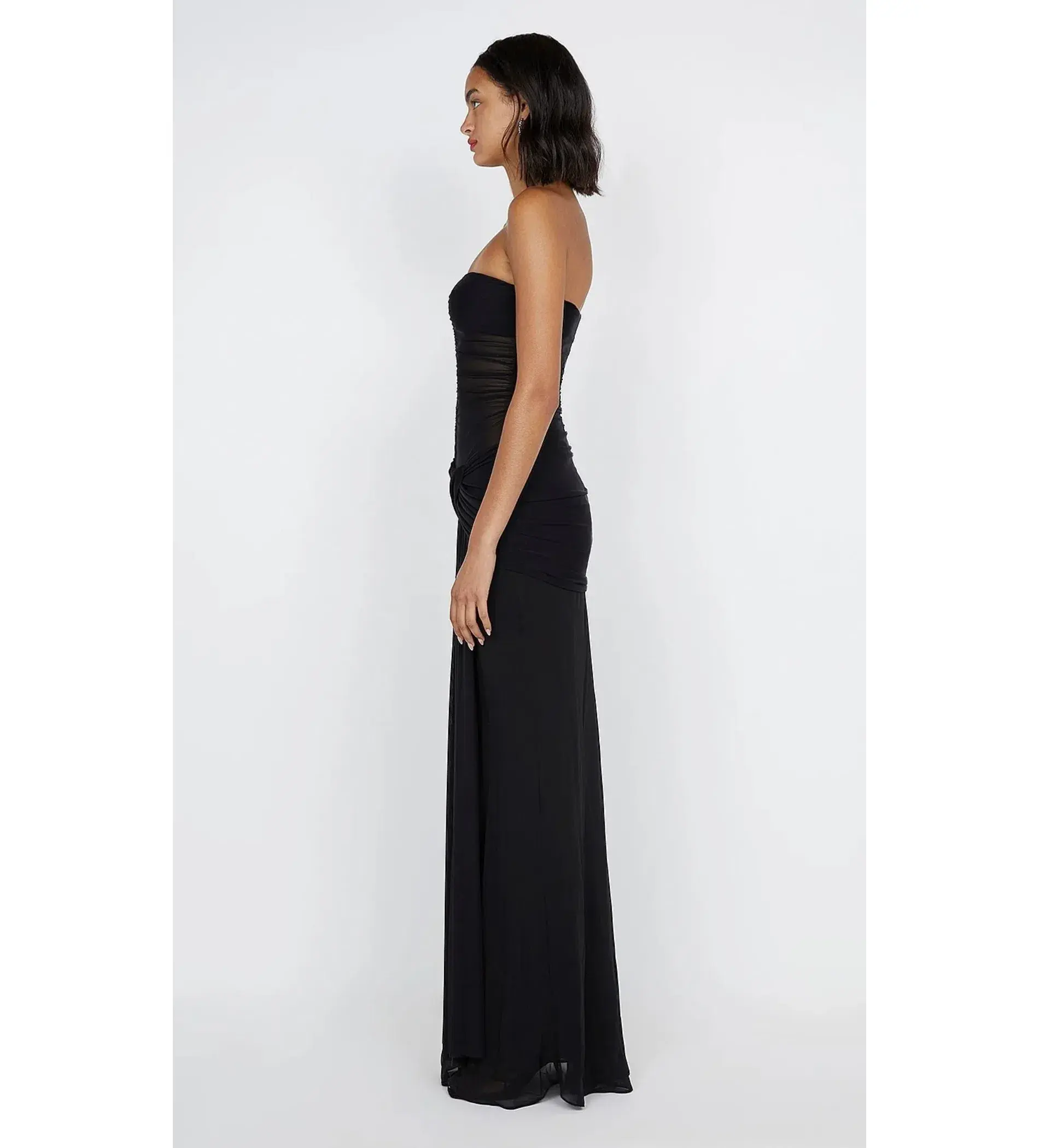 Bec & Bridge Noemi Strapless Gown Black Size AU 6 - Image 3