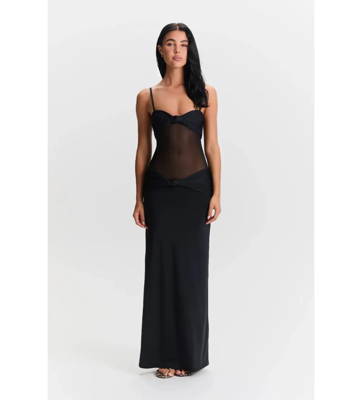 Sasha Therese Amara Maxi Dress Black Size M/AU 10 - Image 1