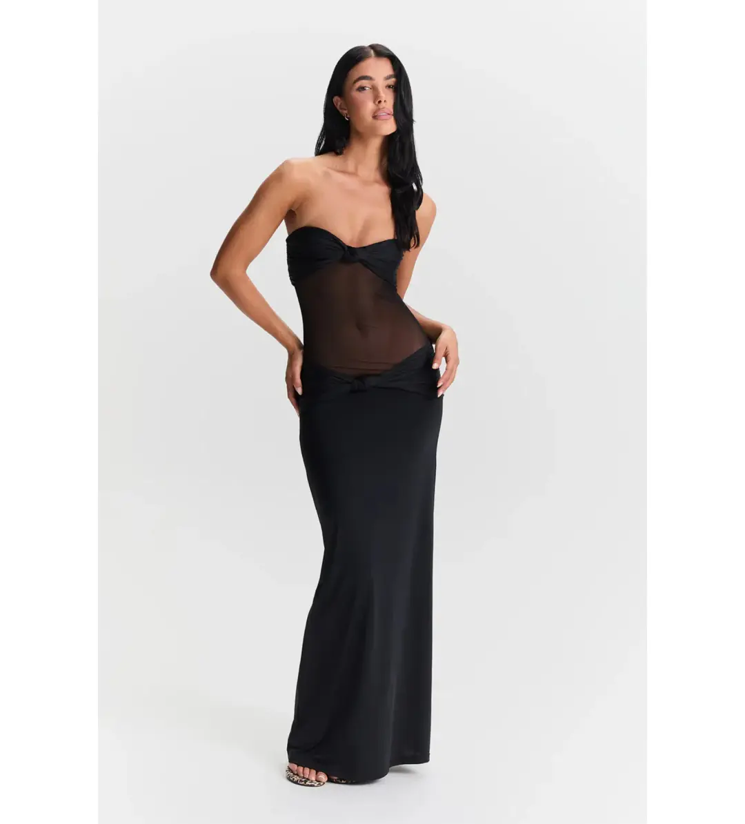 Sasha Therese Amara Maxi Dress Black Size M/AU 10 for rent on The Volte - main image