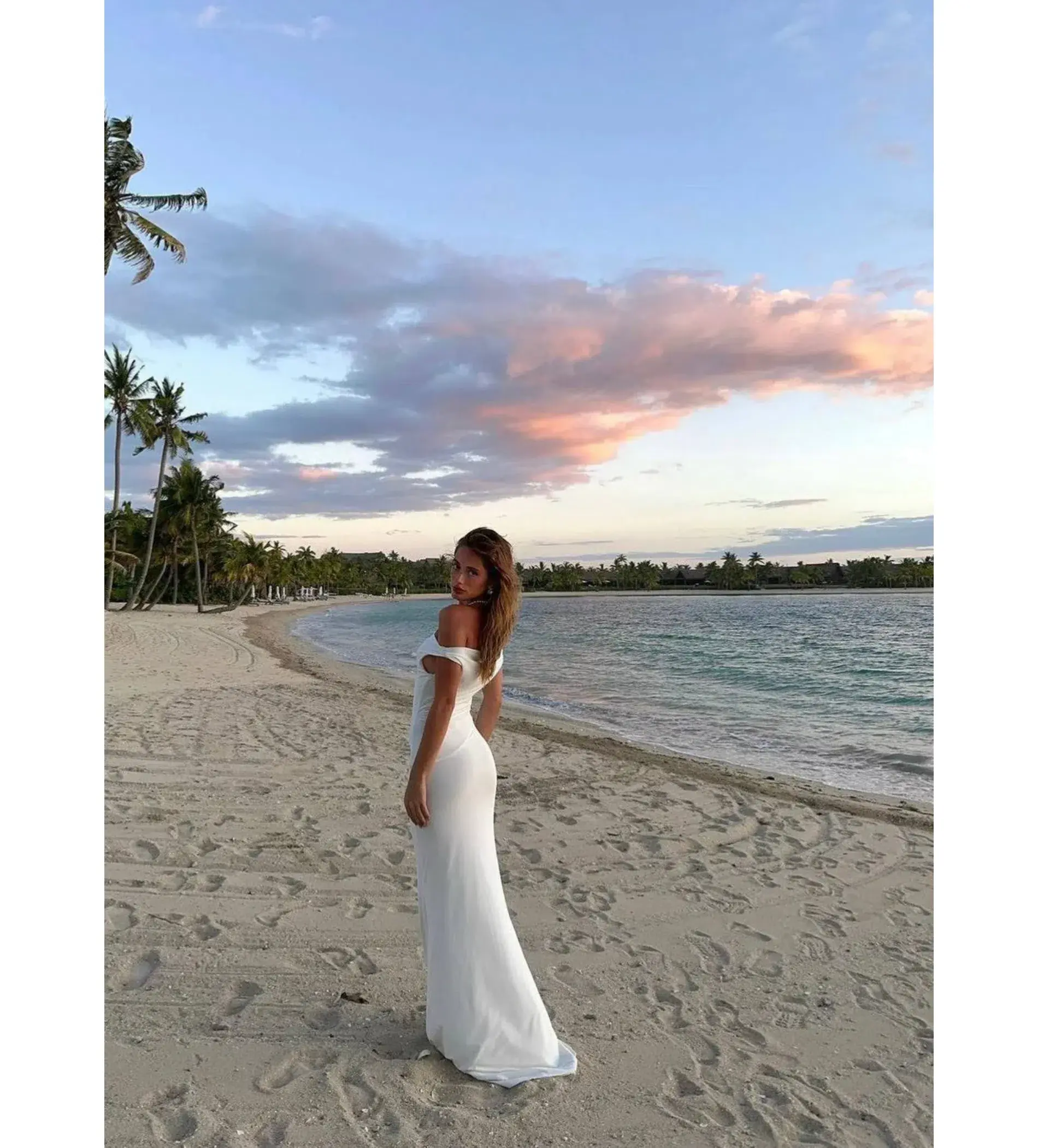 Natalie Rolt Bettina Gown White Size 0/AU 6 - Image 3