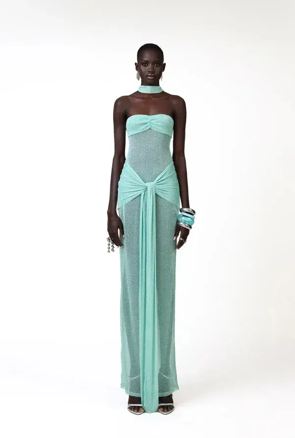 Khanums Kesca Dress in Mint Size S / AU 8 - Image 1