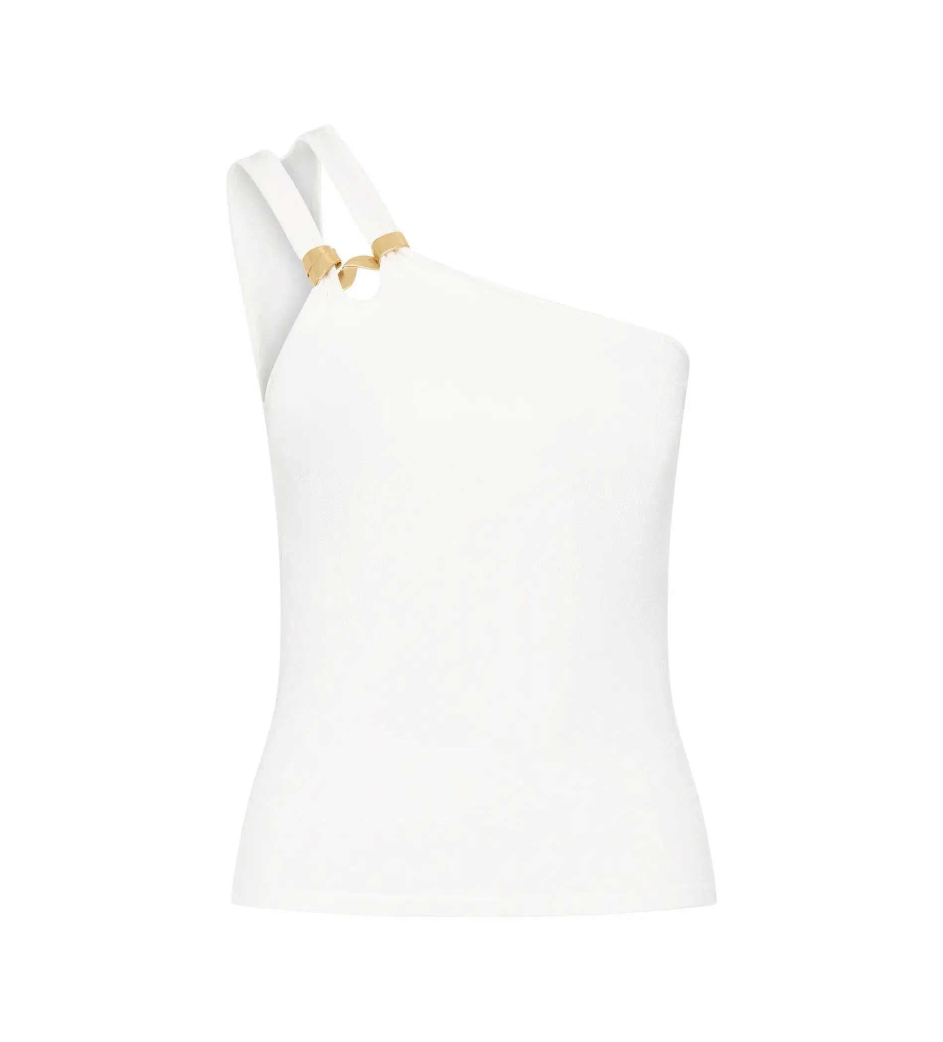 Aje Vibrancy Knit Sleeveless Top Ivory Size M/AU 10 - Image 6