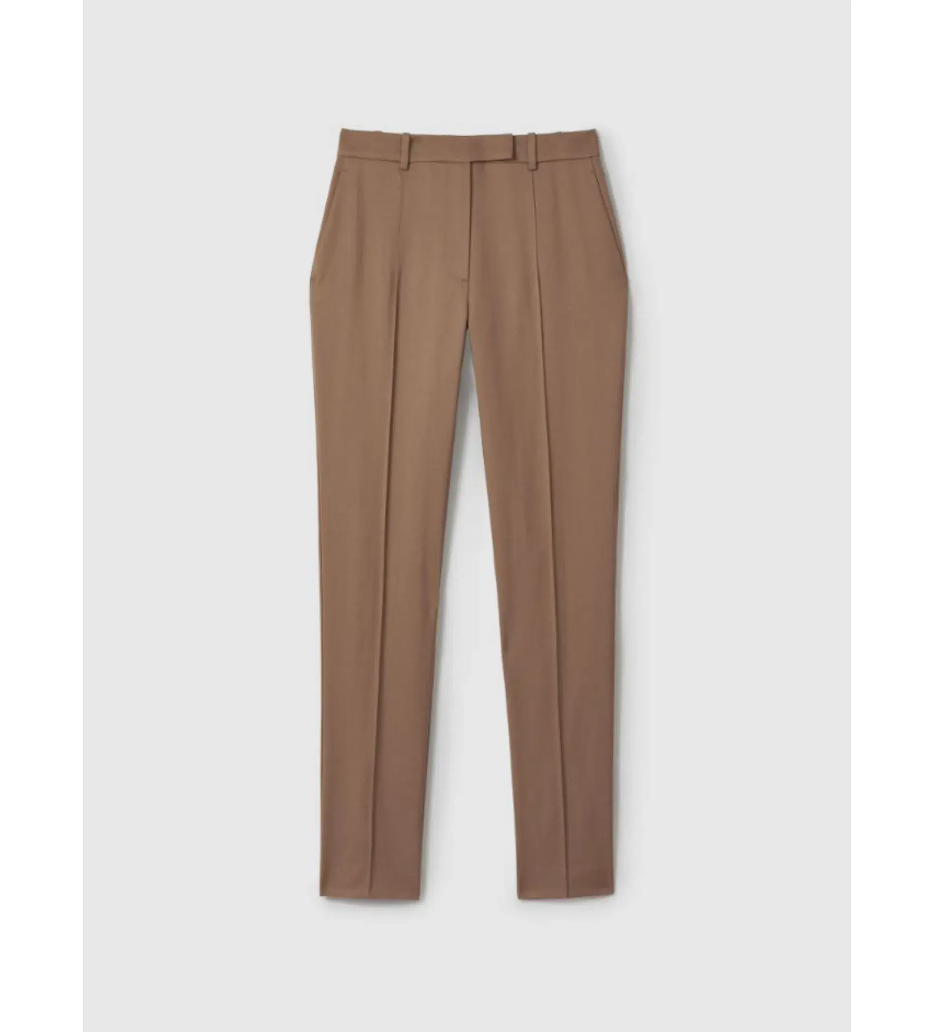 Reiss Wren Slim Fit Suit Trousers Mink Neutral Size AU 8 - Image 5