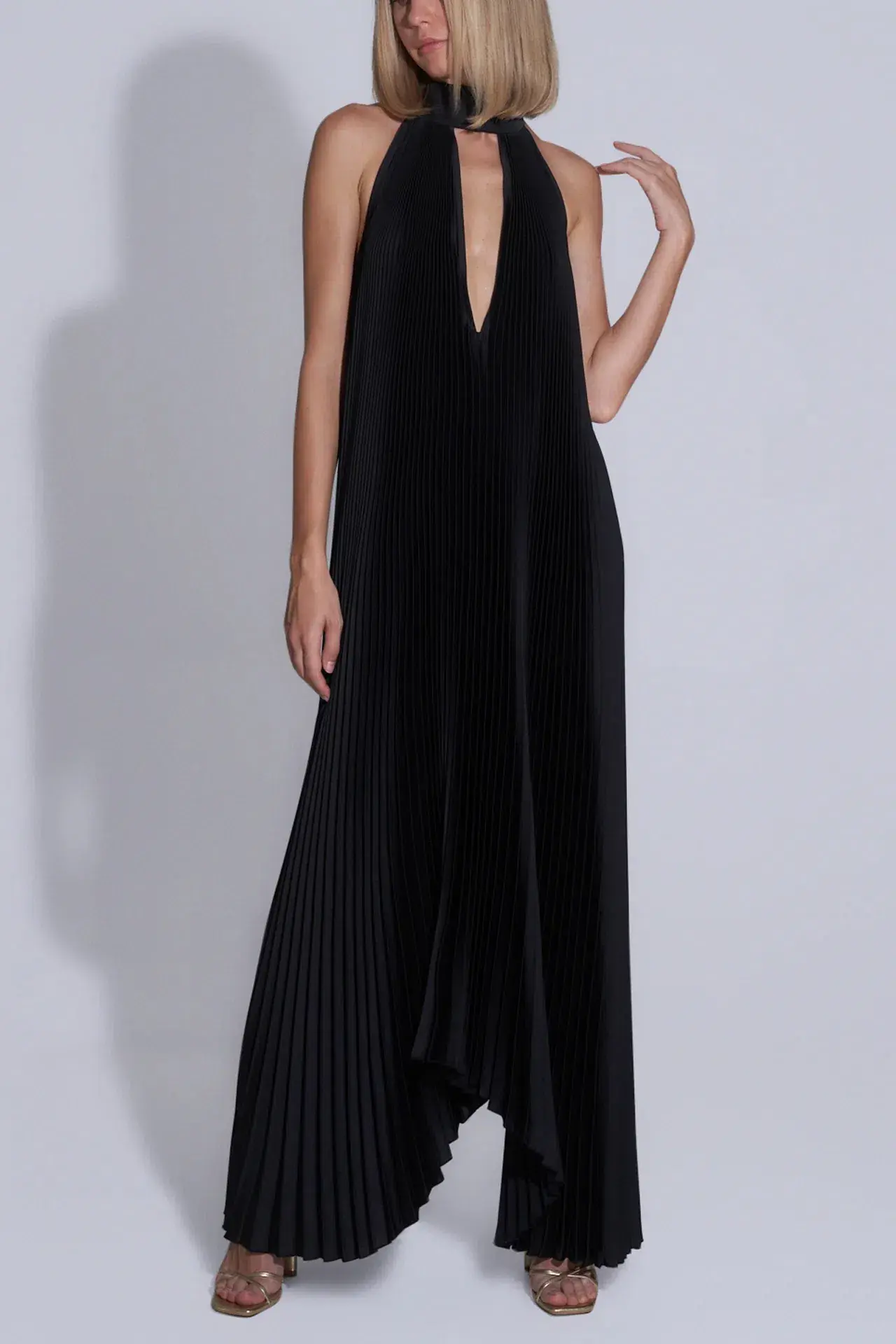 L’Idee Opera Gown Black Size 12 - Image 1