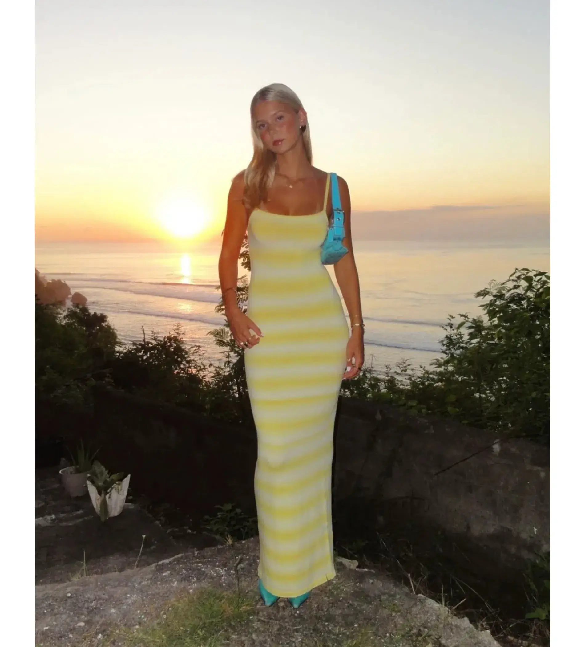 I am Delilah Elsa Maxi Dress Lemon Size S / AU 8 - Image 4