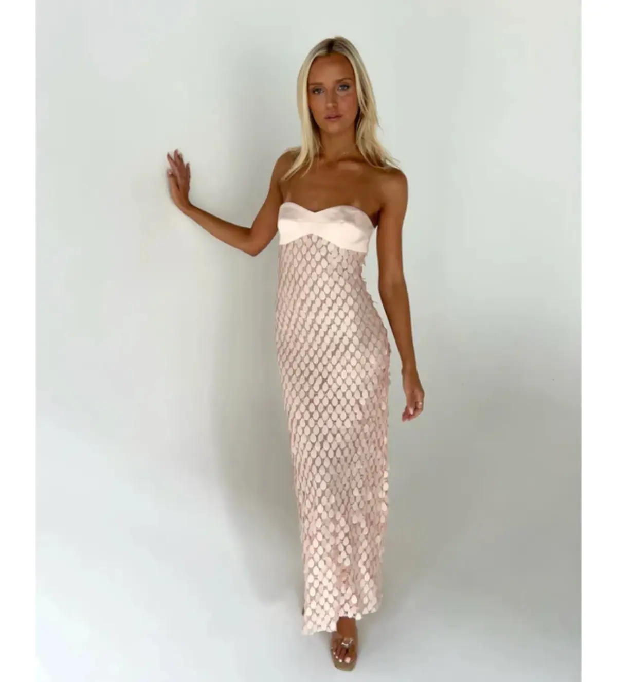 Manning Cartell Supreme Extreme Balconette Gown Rosewater Size M/AU 10 - Image 2