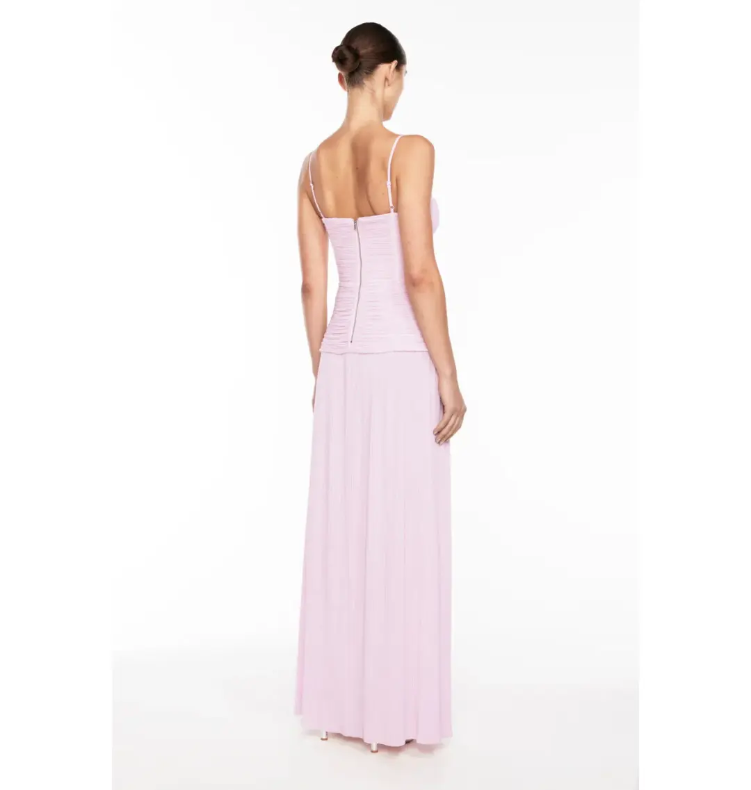 Manning Cartell Double Time Pleat Dress in Hydrangea Size AU 10  for rent on The Volte - main image