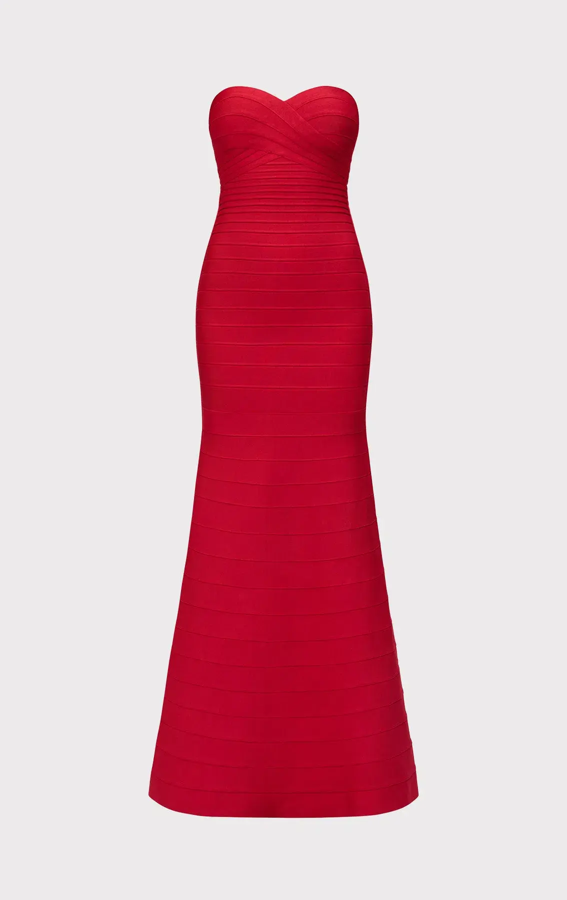 Herve Leger Sara Maxi Dress Lipstick Red Size L / AU 12 - Image 5