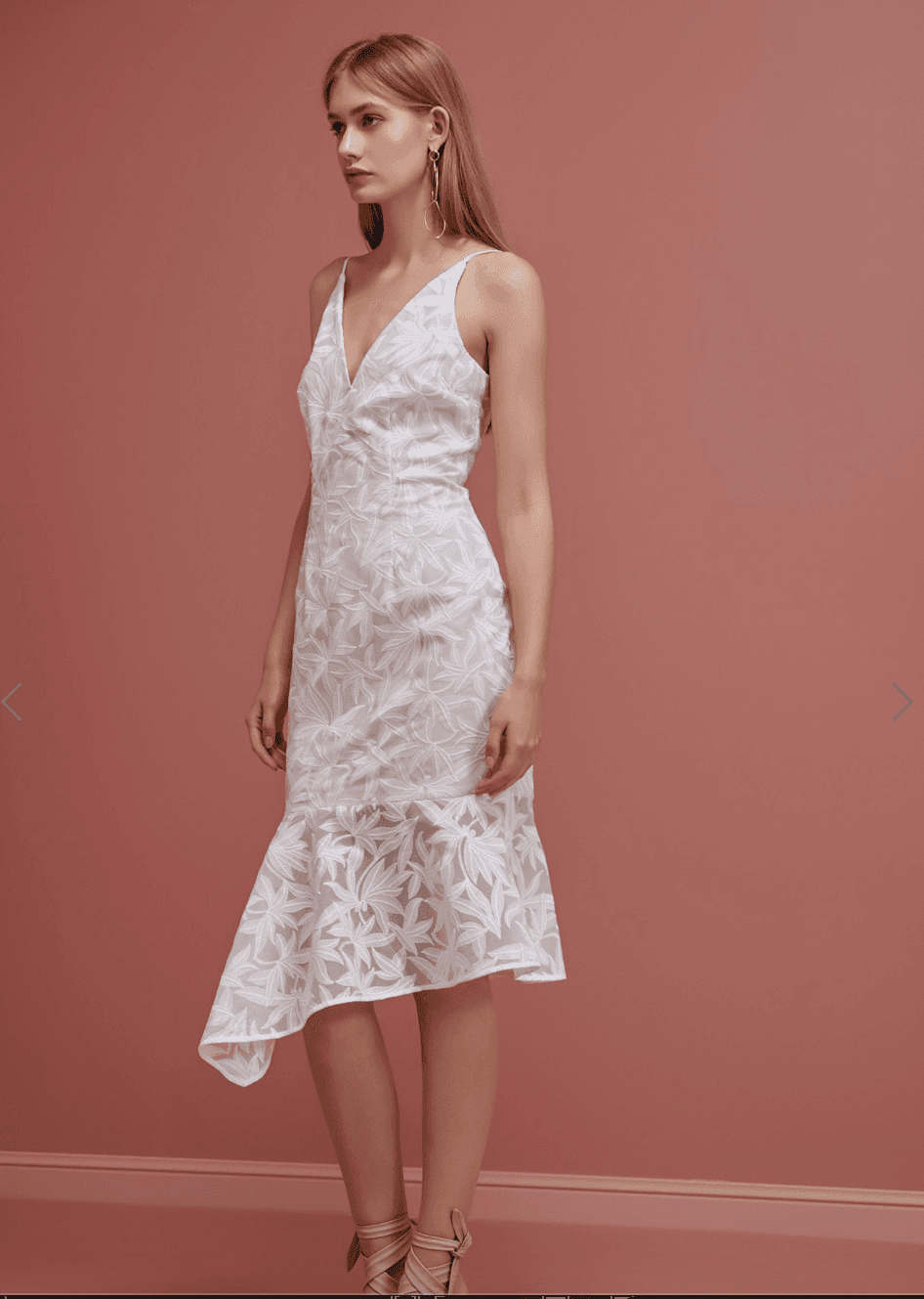 Keepsake The Label Plain sight white dress size 8 - Image 1