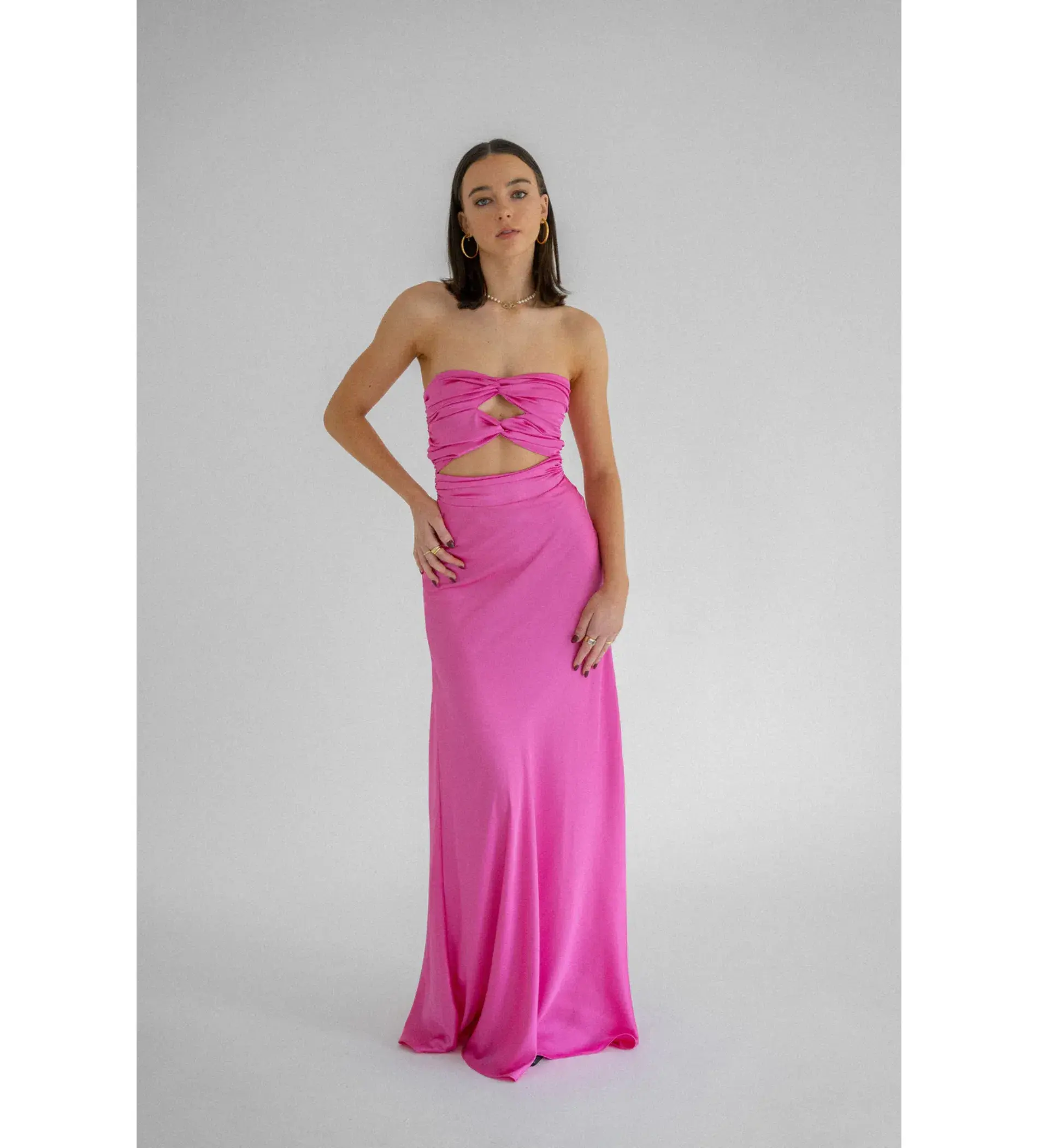 Hntr The Label Inka Gown in Pink Size M / AU 10 - Image 1