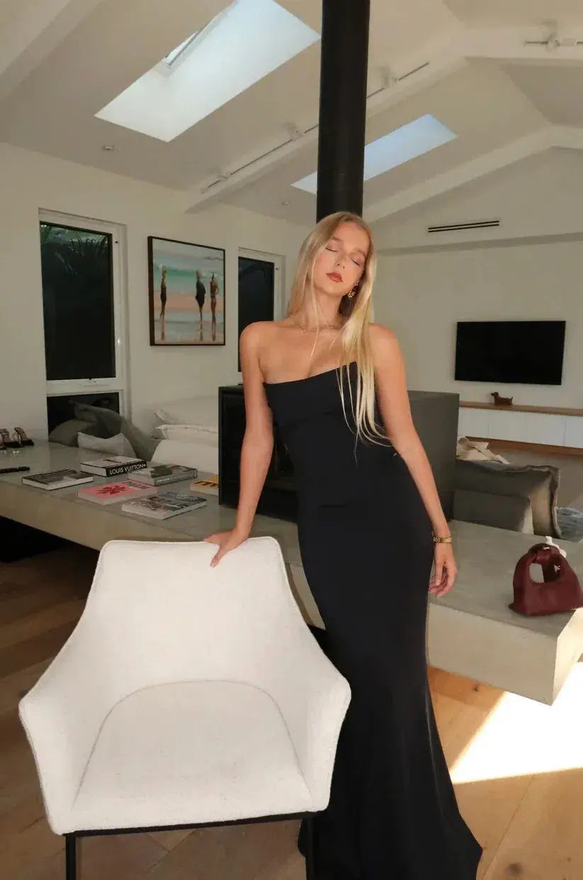 HNTR The Label Louie Gown Noir Size XS / AU 6 - Image 2