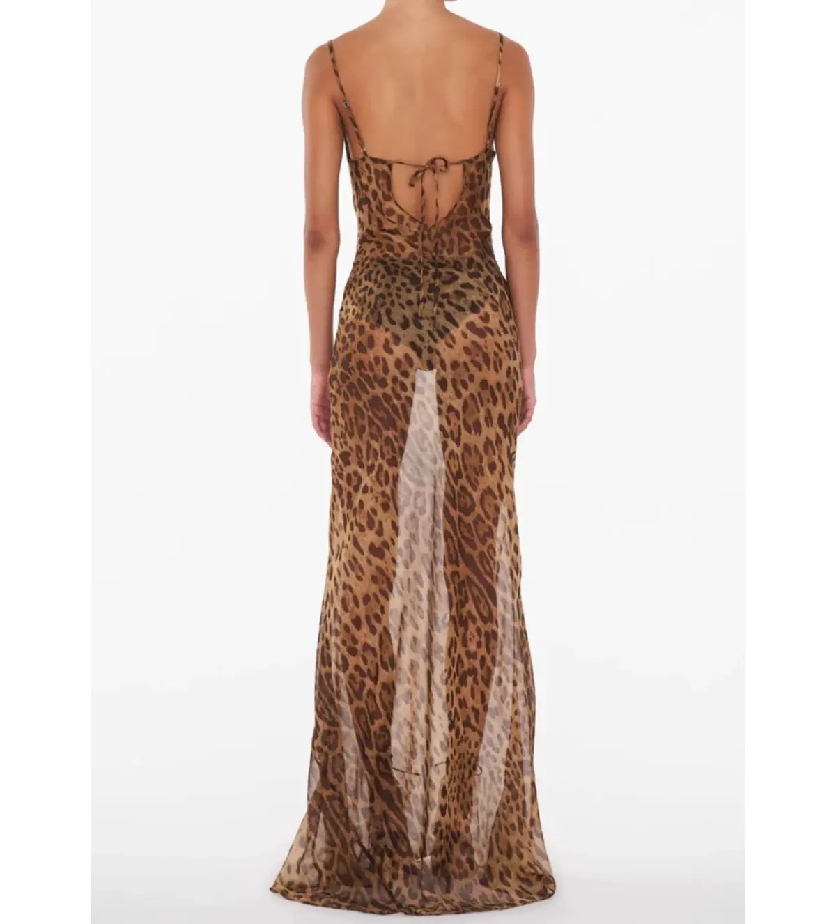 Rat And Boa Valentina Dress in Leopard Print Size S / AU 8 - Image 2